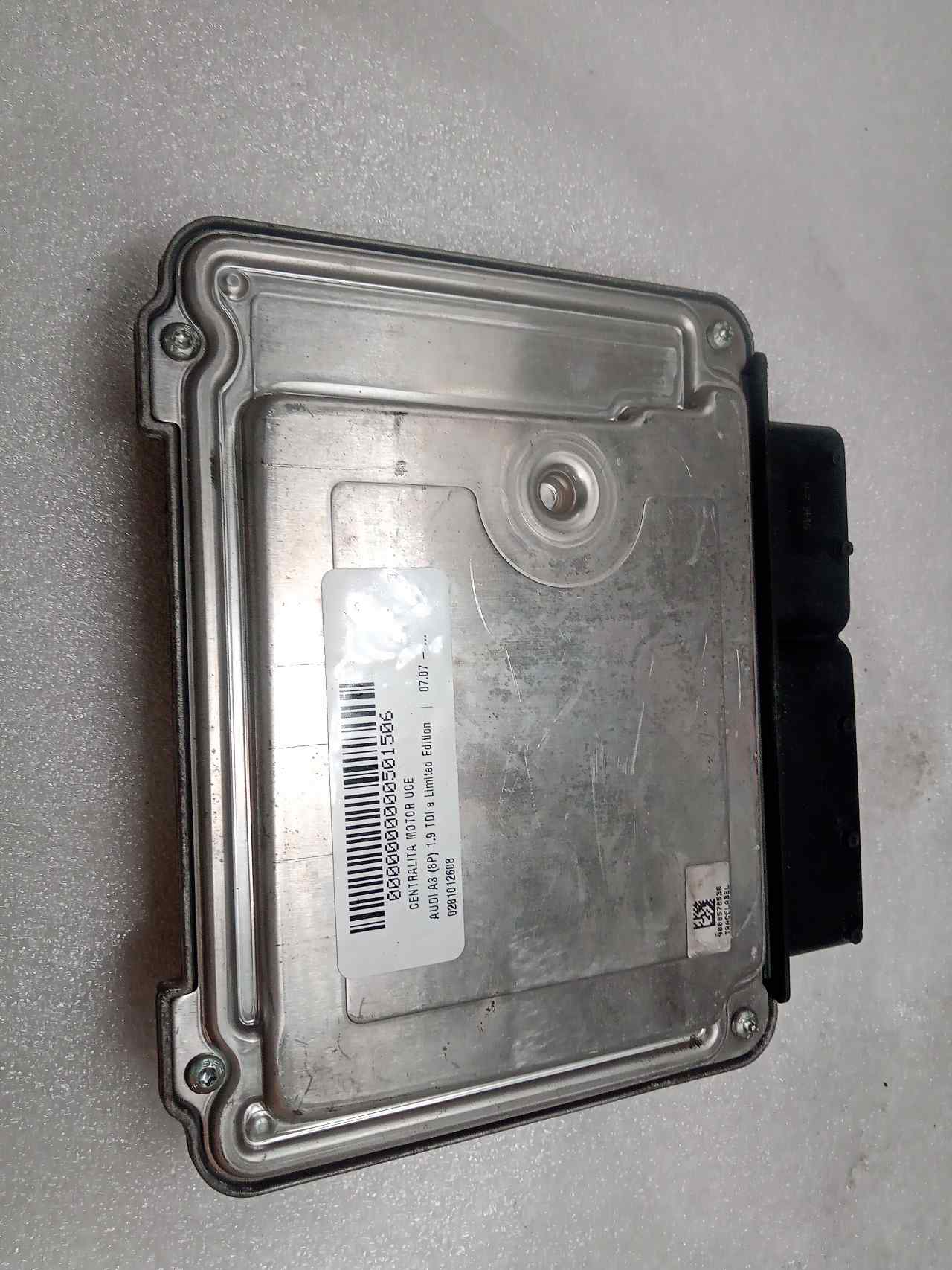 AUDI A3 8P (2003-2013) Μονάδα ελέγχου κινητήρα ECU 0281012608 23801115