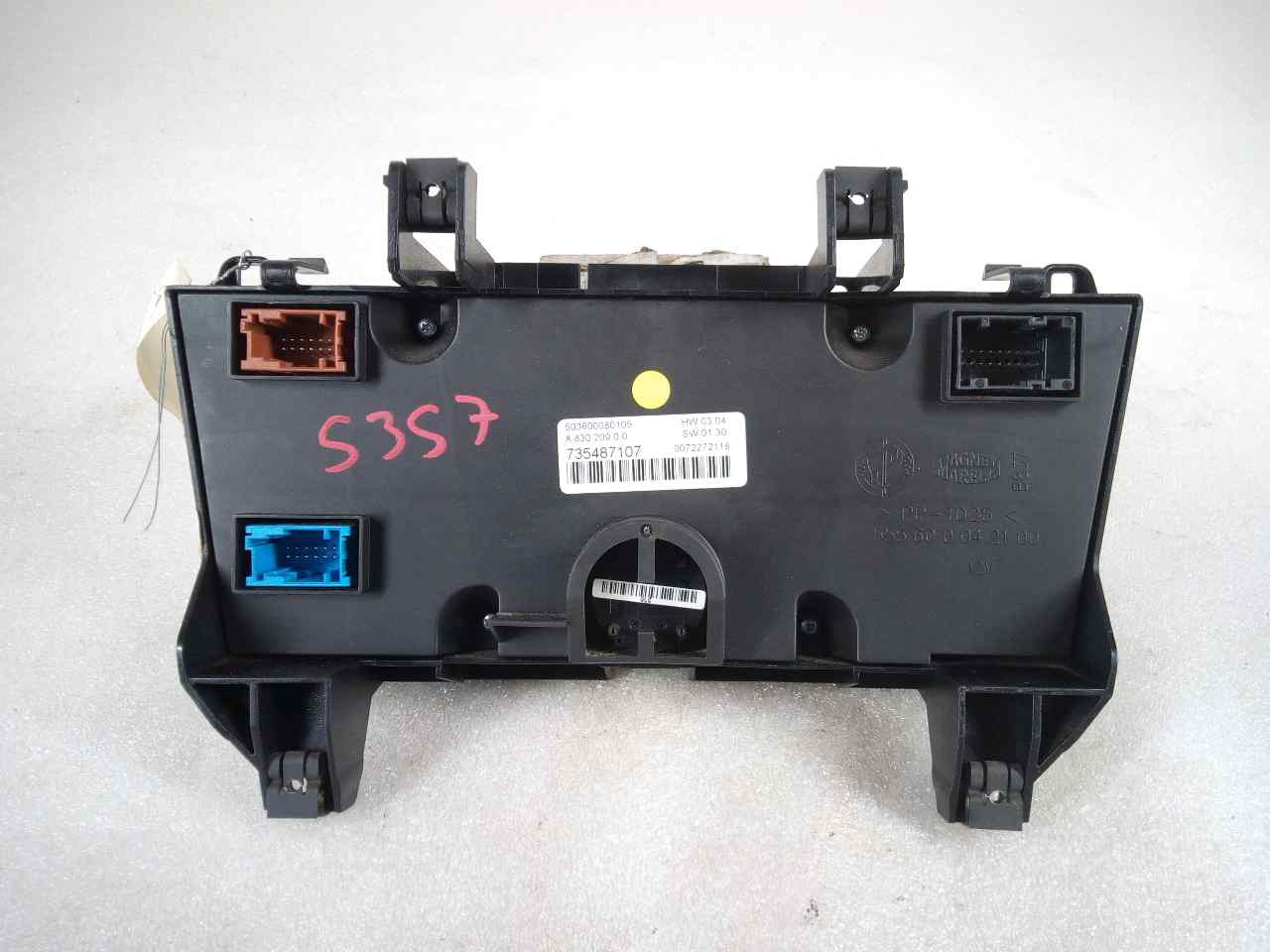 LANCIA Delta 3 generation (2008-2014) Climate  Control Unit 735487107 24826891