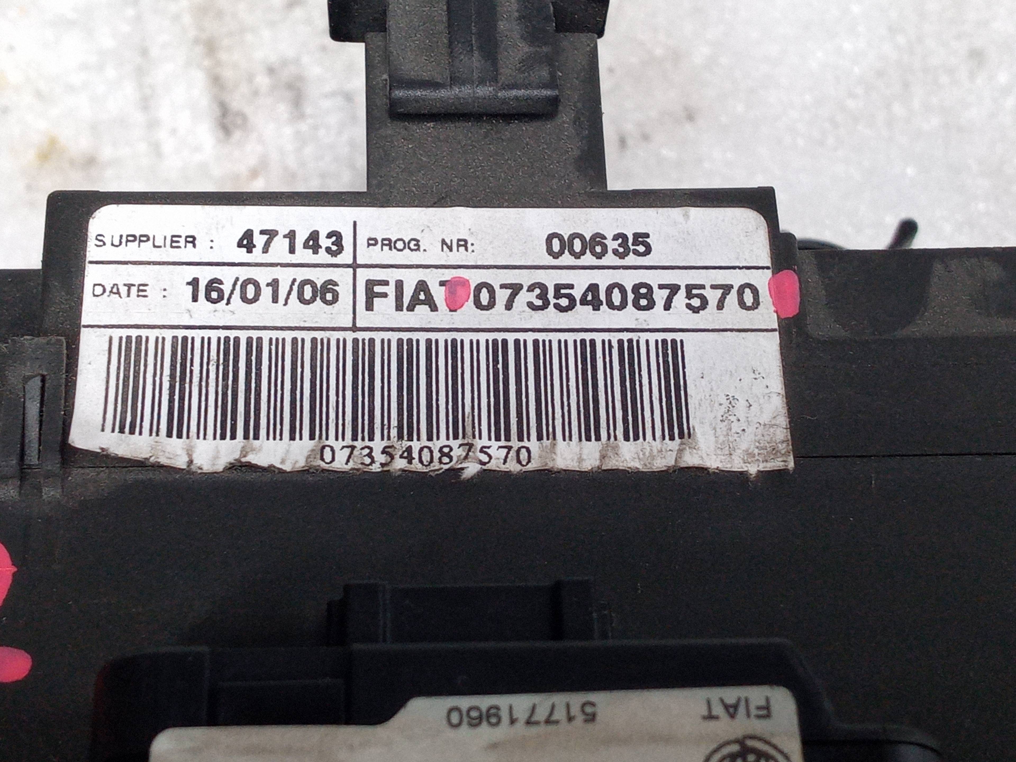FIAT Croma 194 (2005-2011) Switches 07354087570 23802669