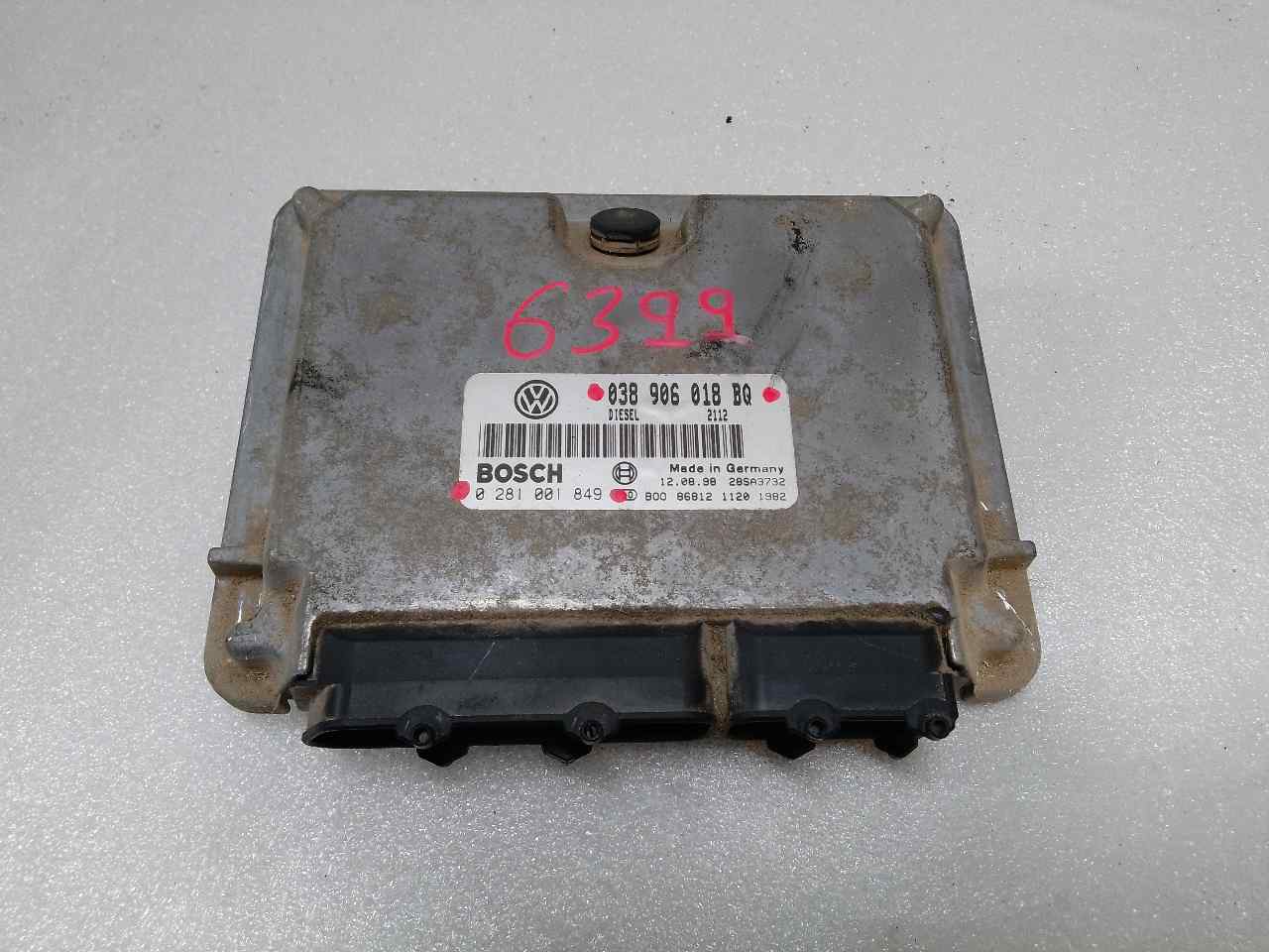 SKODA Octavia 1 generation (1996-2010) Variklio kompiuteris 0281001849 23800739