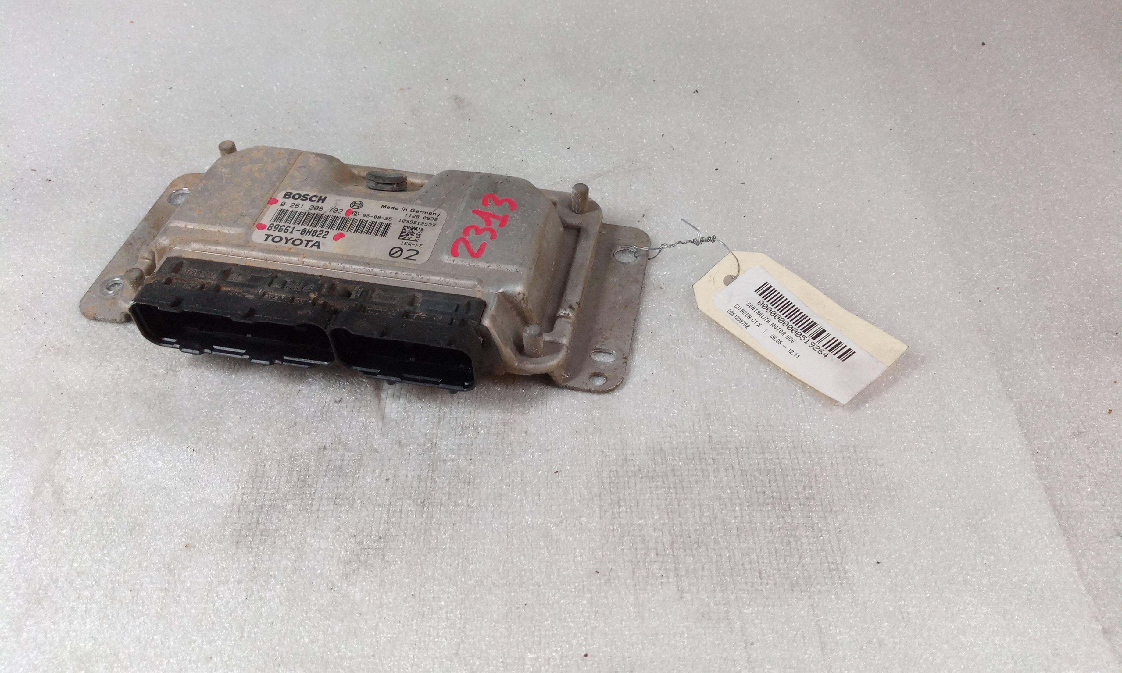 CITROËN C3 2 generation (2009-2016) Engine Control Unit ECU 0261208702 25719015