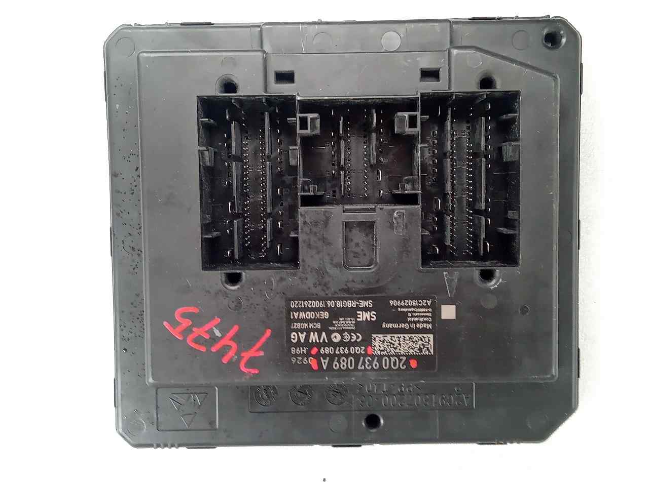 SEAT Ibiza 5 generation (2017-2023) Motorkontrollenhet ECU 2Q0937089A 24856222