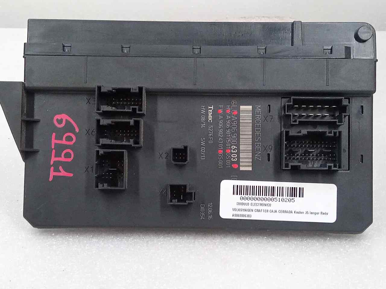 VOLKSWAGEN Crafter Other Control Units A9069006303 23815427