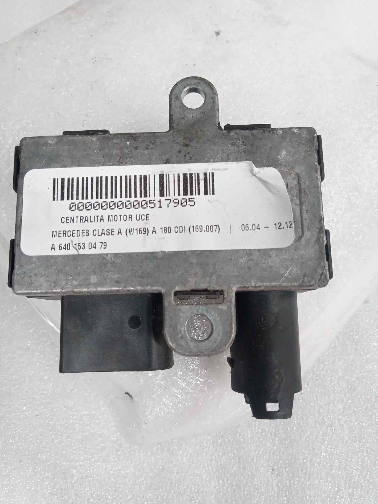 MERCEDES-BENZ A-Class W169 (2004-2012) Engine Control Unit ECU A6401530479 25321109