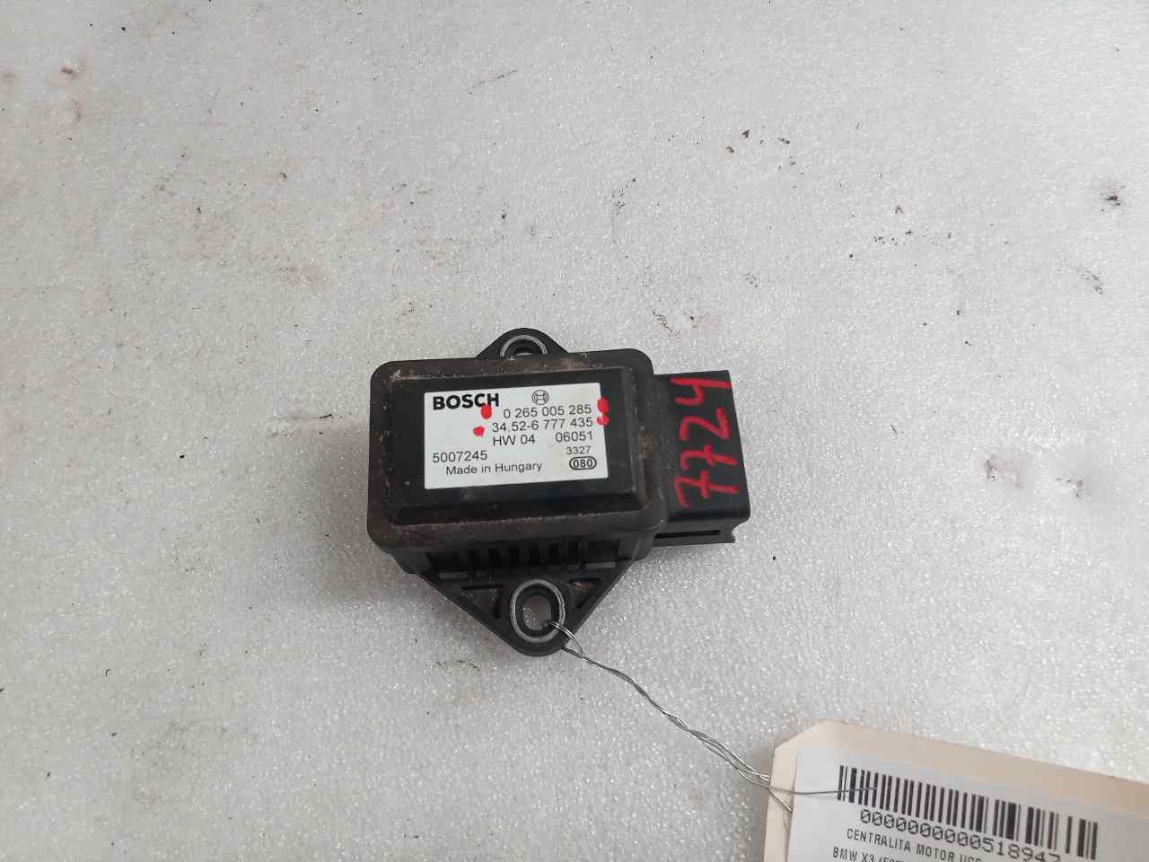 LANCIA Micra K12 (2002-2010) Engine Control Unit ECU 0265005265 25719025