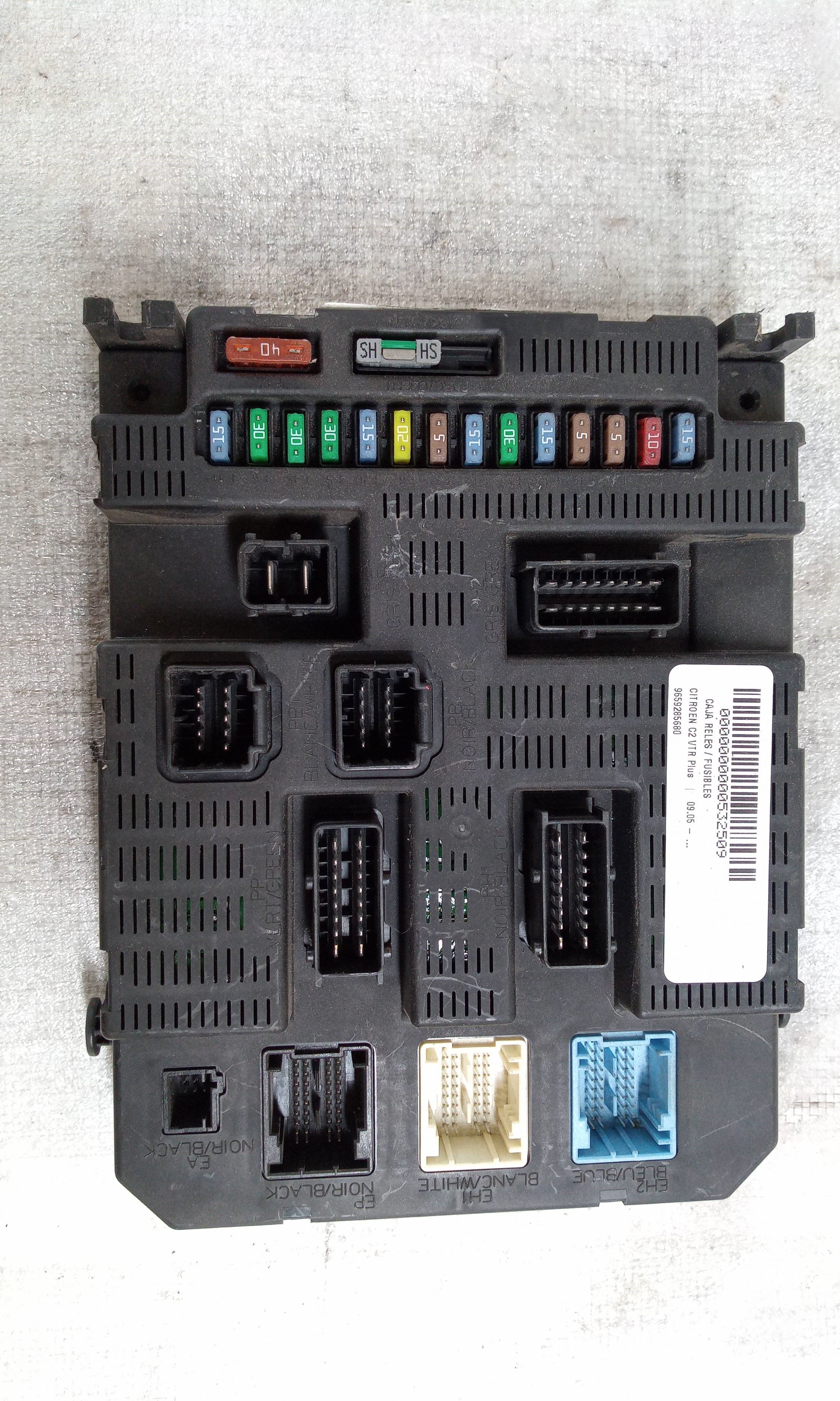 Caja de relés / fusibles NFS(TU5JP4S) 9659285680 de Citroen C2 enterprise (jg_) 2006-2009 122 CV