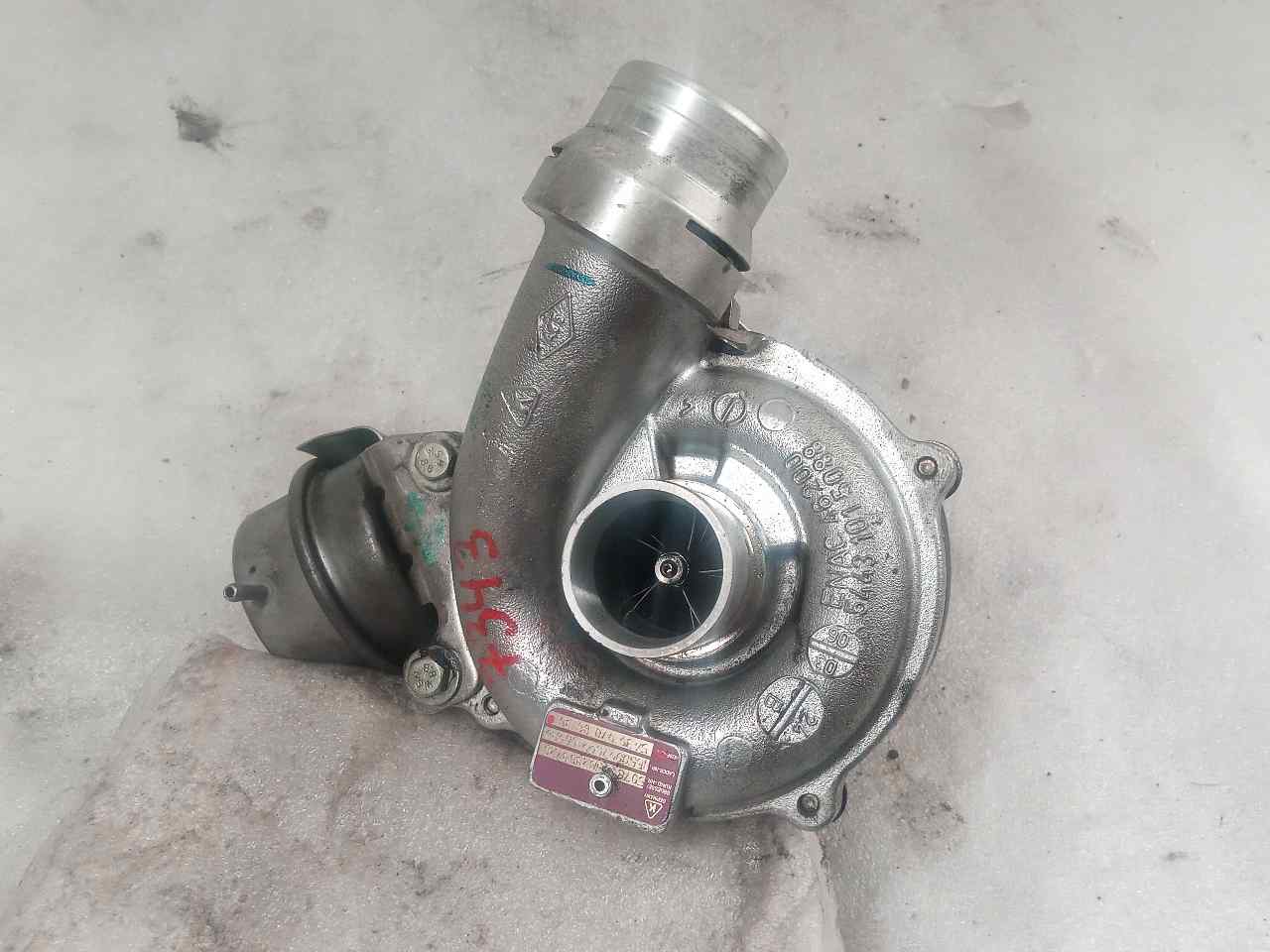 RENAULT Scenic 2 generation (2003-2010) Turbocharger 54399759900989 24855252