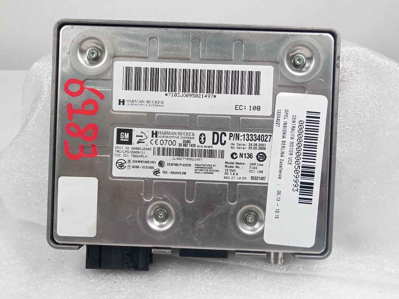 OPEL Insignia A (2008-2016) Engine Control Unit ECU 13334027 23802755