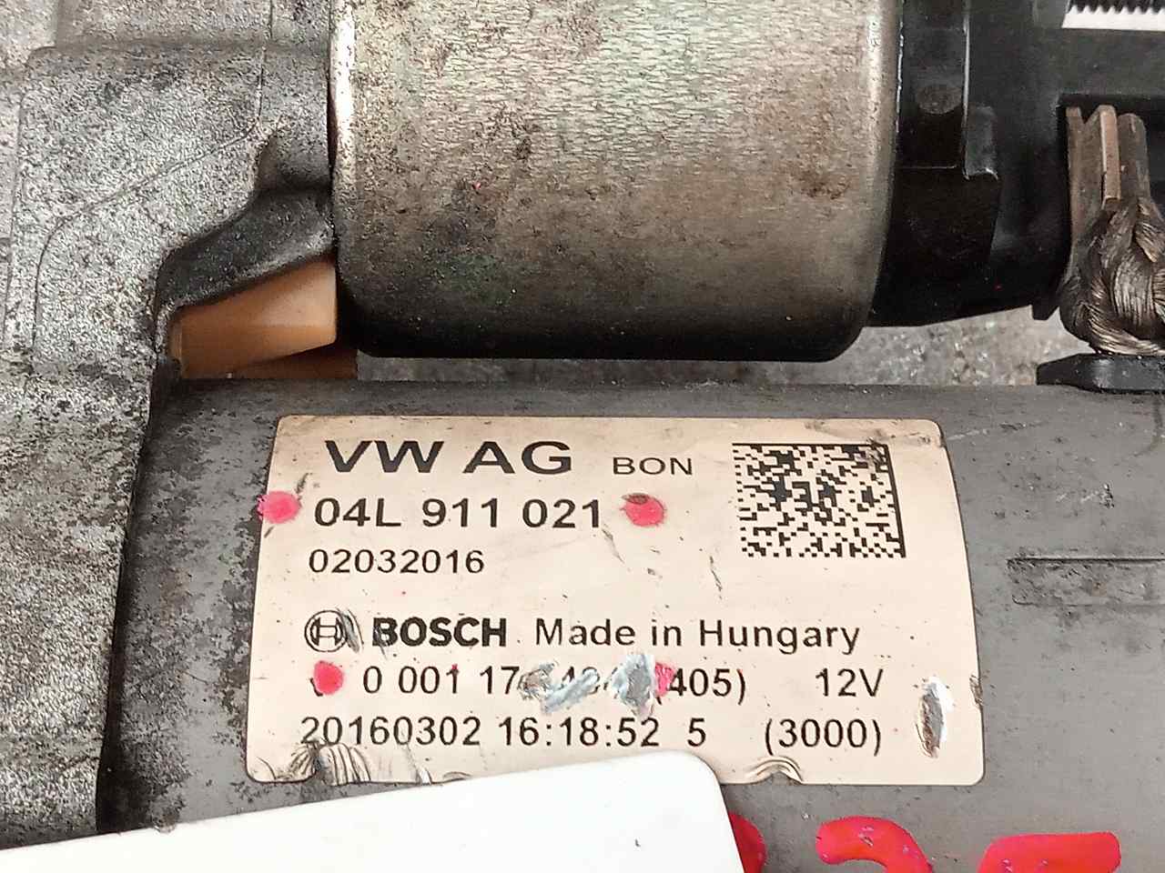 AUDI A5 Sportback B8/8K (2011-2016) Starter Motor 04L911021 24828465