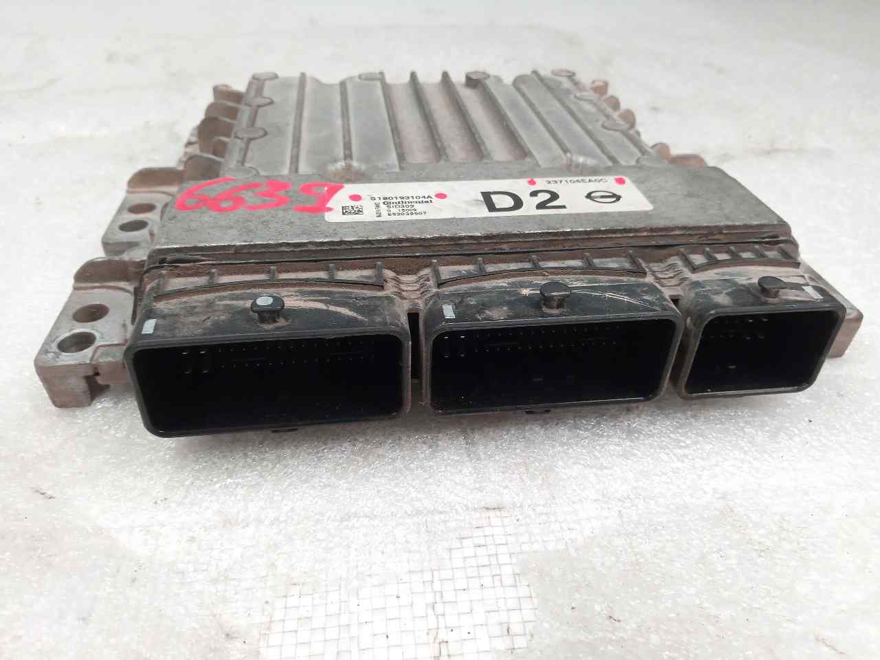 NISSAN Pulsar C13 (2014-2018) Engine Control Unit ECU 237104EA0C 23802101