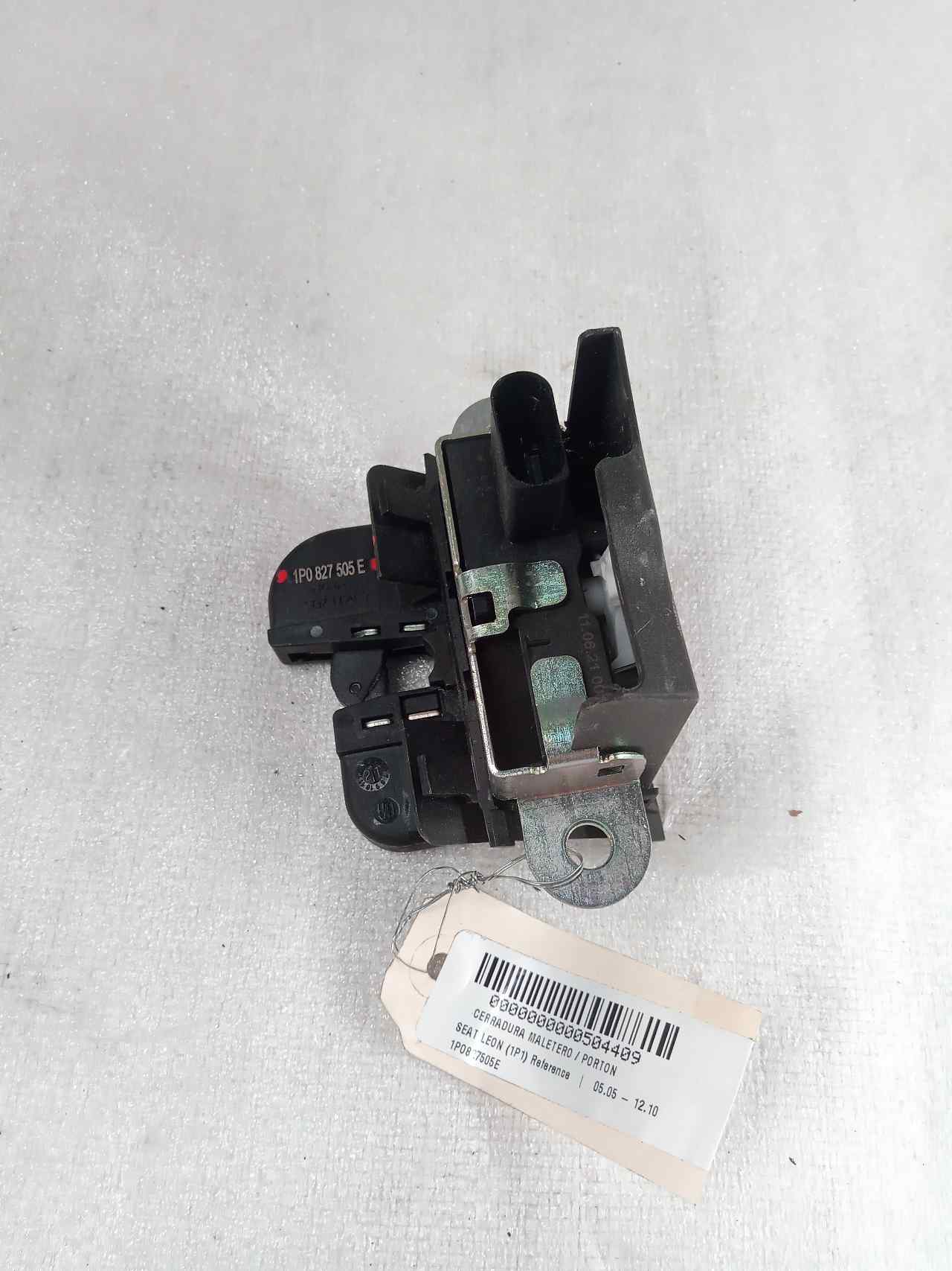 SEAT Leon 2 generation (2005-2012) Takaluukun takaluukun lukko 1P0827505E 24827617