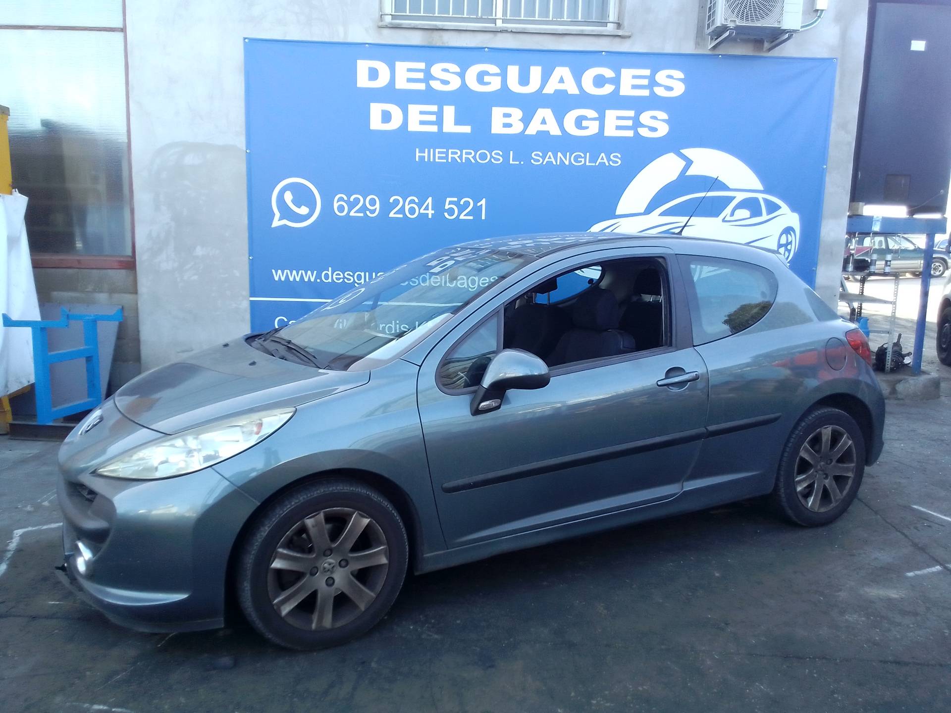 PEUGEOT 207 1 generation (2006-2009) Forreste højre dørlås 24099816 20052344