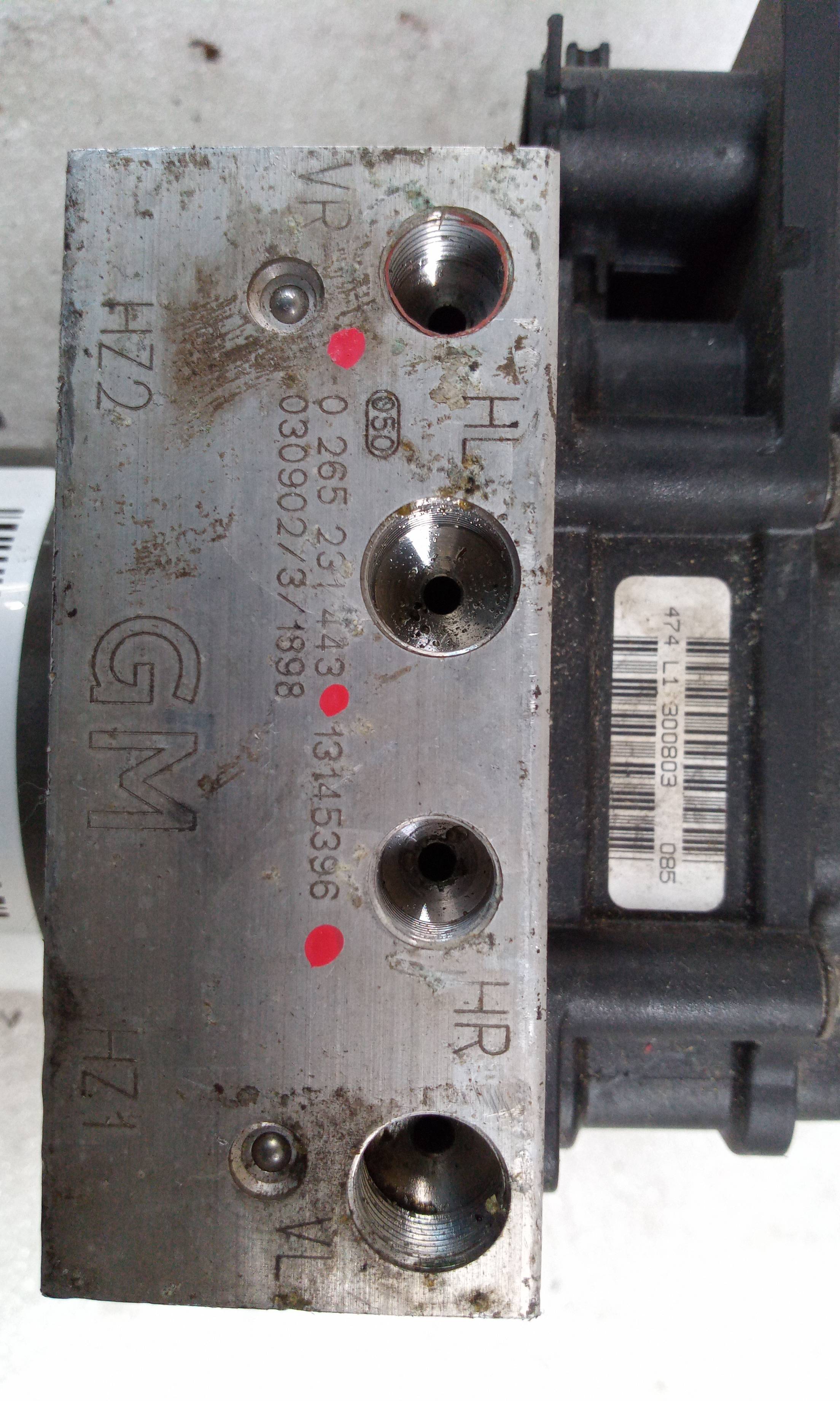 Abs Z17DTH 0265231443 de Opel Corsa c (x01) 2003-2009 101 CV - pieza usada
