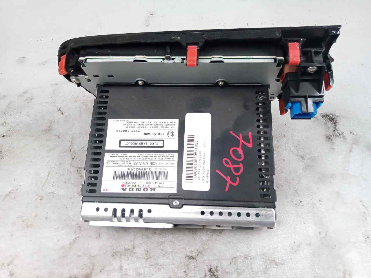 HONDA Insight 2 generation (2009-2015) Musikafspiller uden GPS 39100TM8G01 24828125