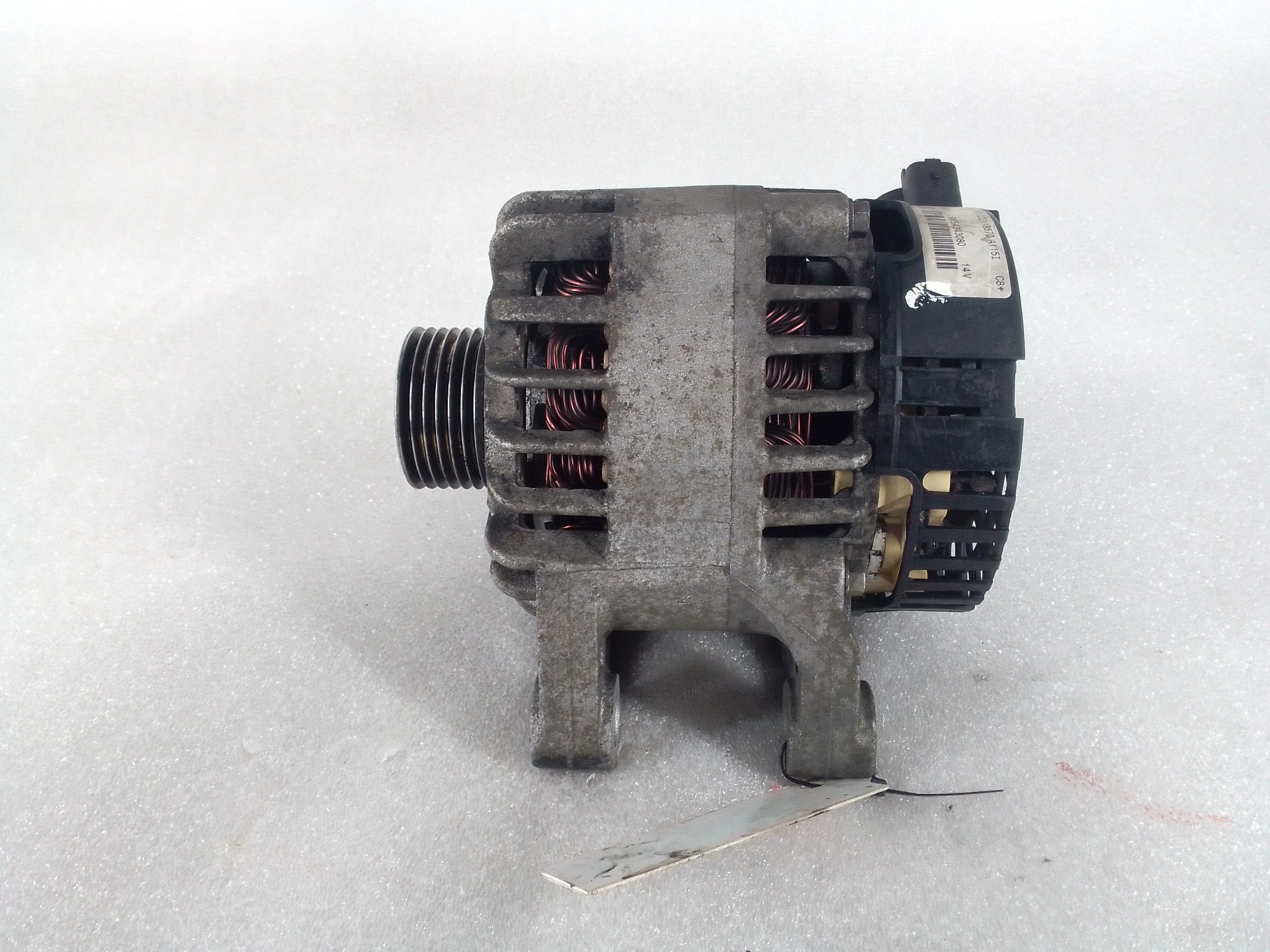 PEUGEOT 207 1 generation (2006-2009) Alternator 9654343080 20073756