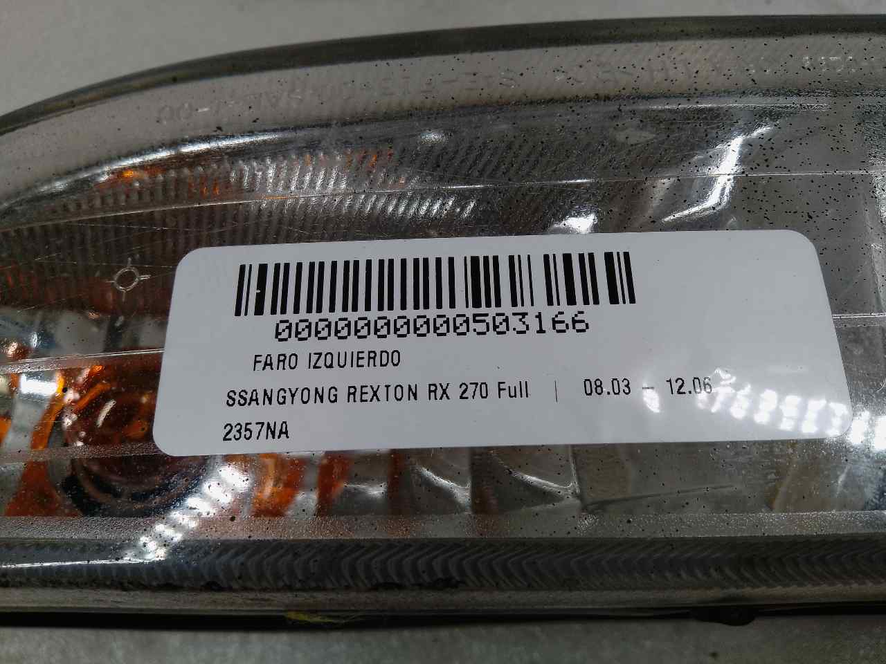 SSANGYONG Rexton Y200 (2001-2007) Venstre blinklys foran 2357NA 24827444