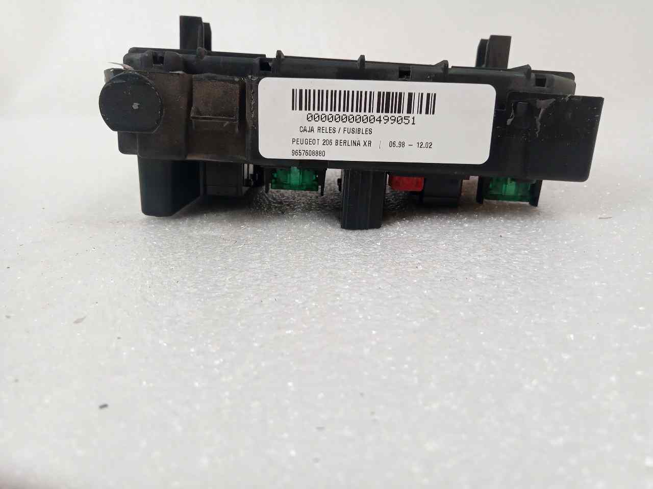 PEUGEOT 206 1 generation (1998-2009) Fuse Box 9657608880 23800730