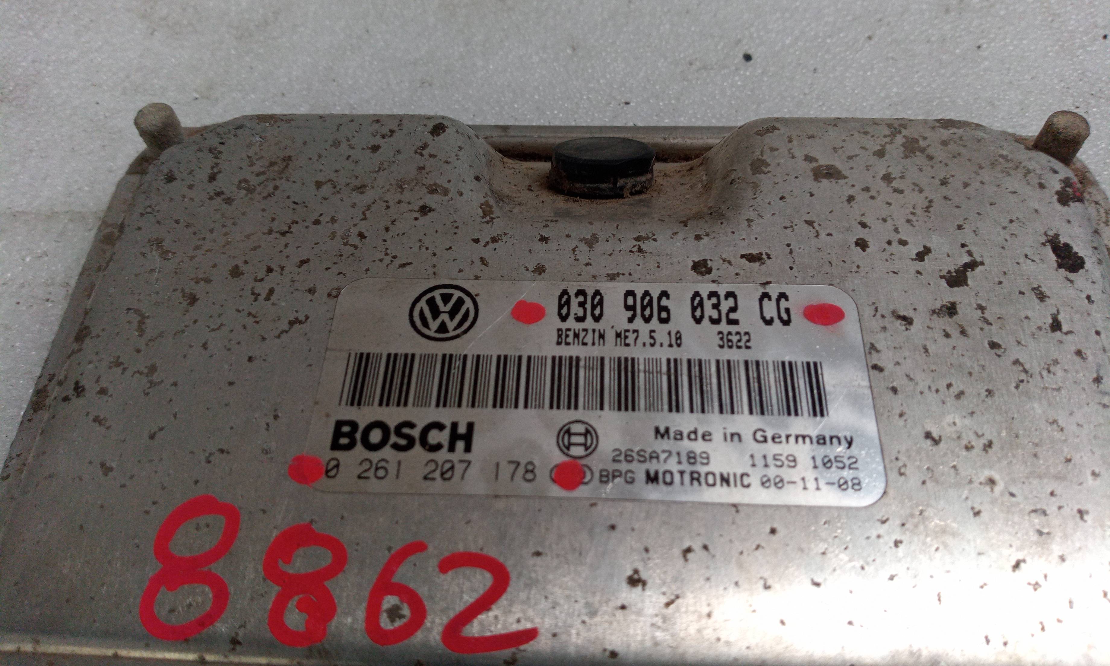 Centralita motor uce 0261207178 de Volkswagen Polo (6n2) 1999-2001 - pieza usada