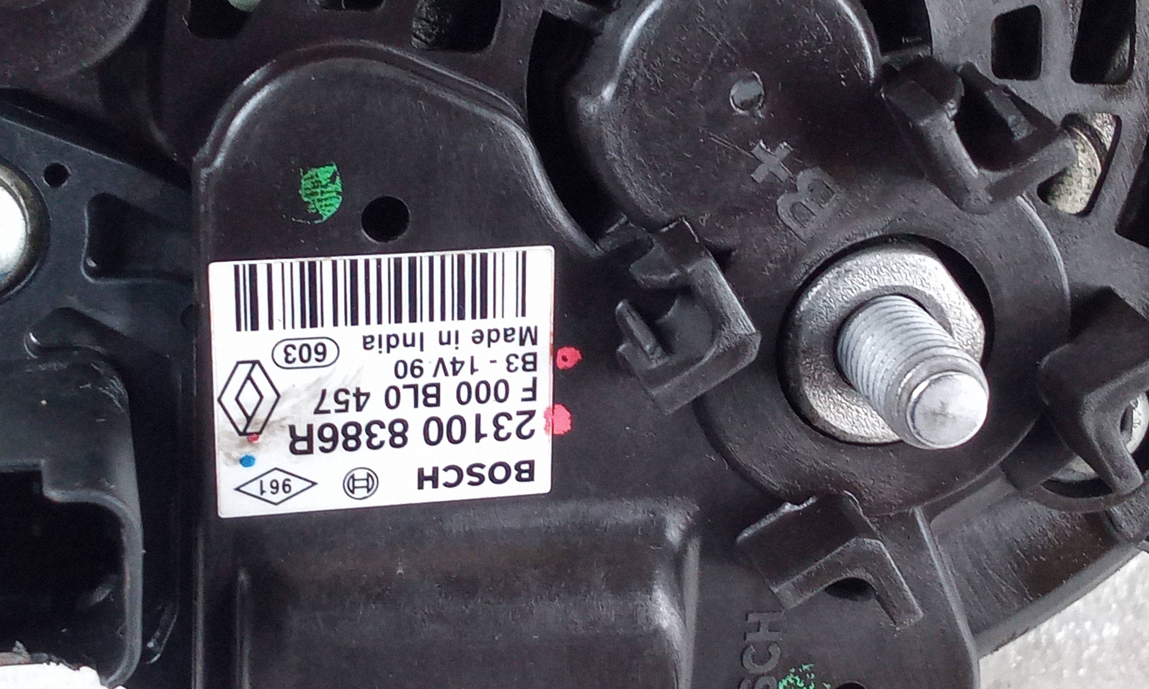 DACIA Sandero 1 generation (2008-2012) Dynamo 231008386R 24854174