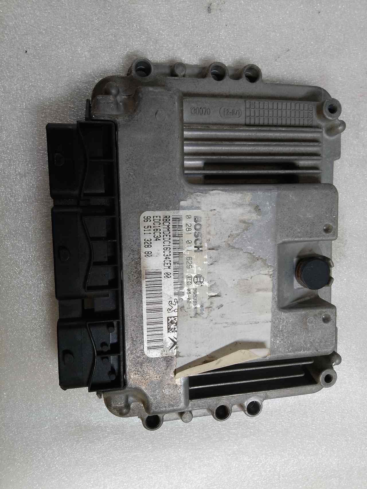 CITROËN C4 1 generation (2004-2011) Блок керування двигуном ECU 0281011629 23801427