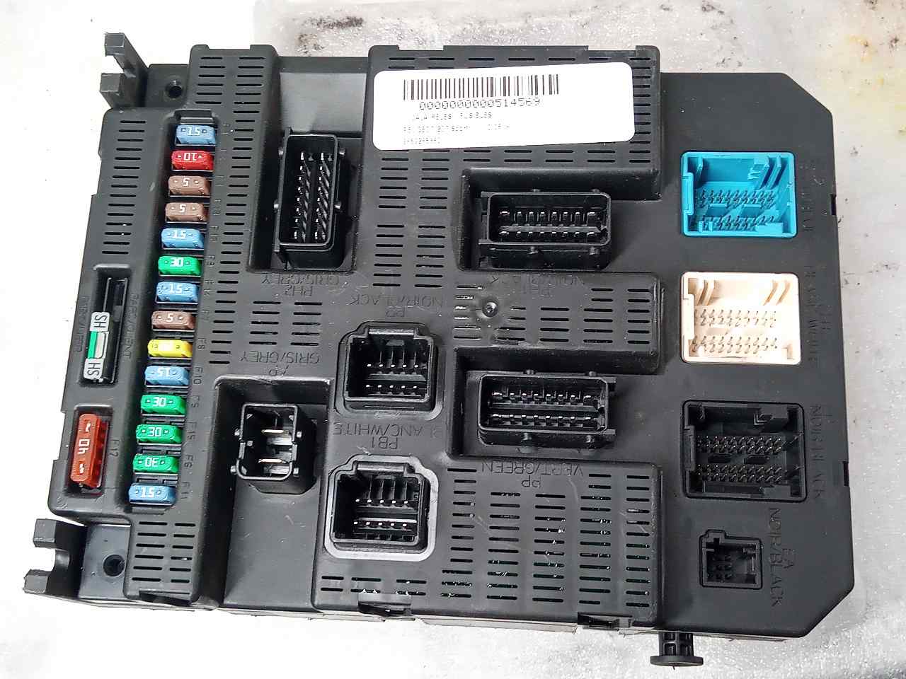 PEUGEOT 207 1 generation (2006-2009) Fuse Box 9659285380 25036650