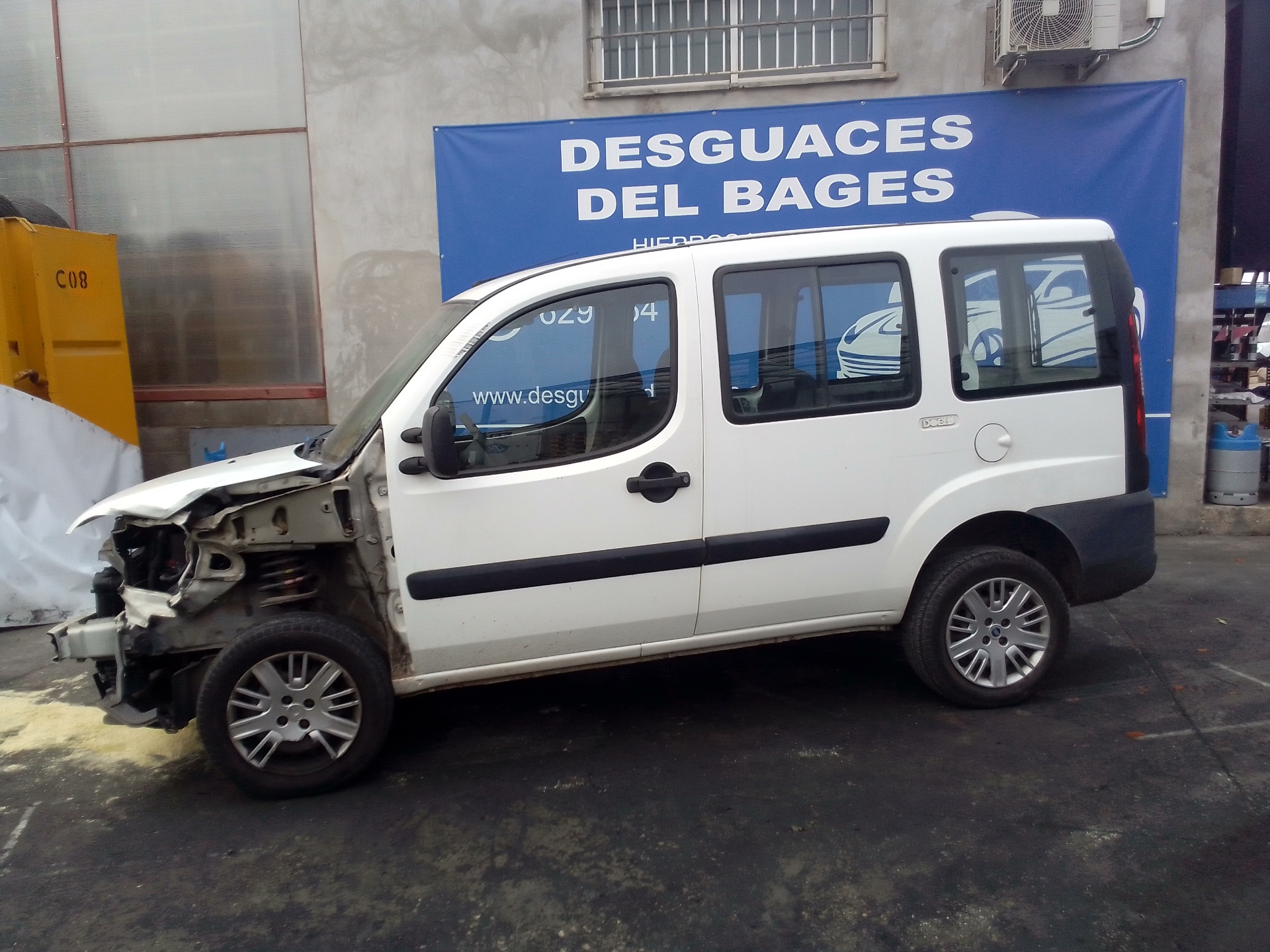 FIAT Doblo 1 generation (2001-2017) Зеркало передней правой двери 0158099 20049080