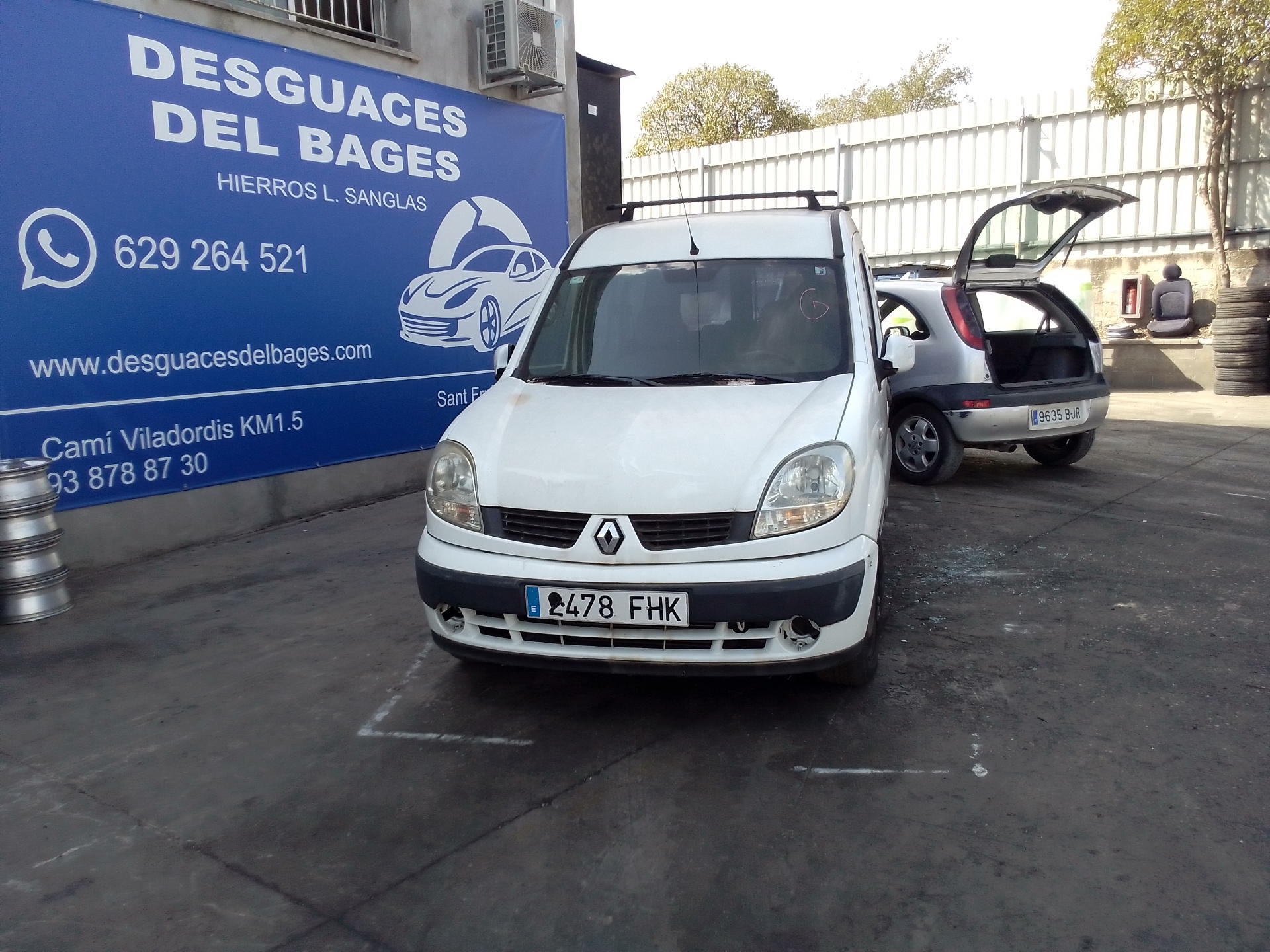 RENAULT Kangoo 1 generation (1998-2009) Преден ляв фар 8200236690 20042398