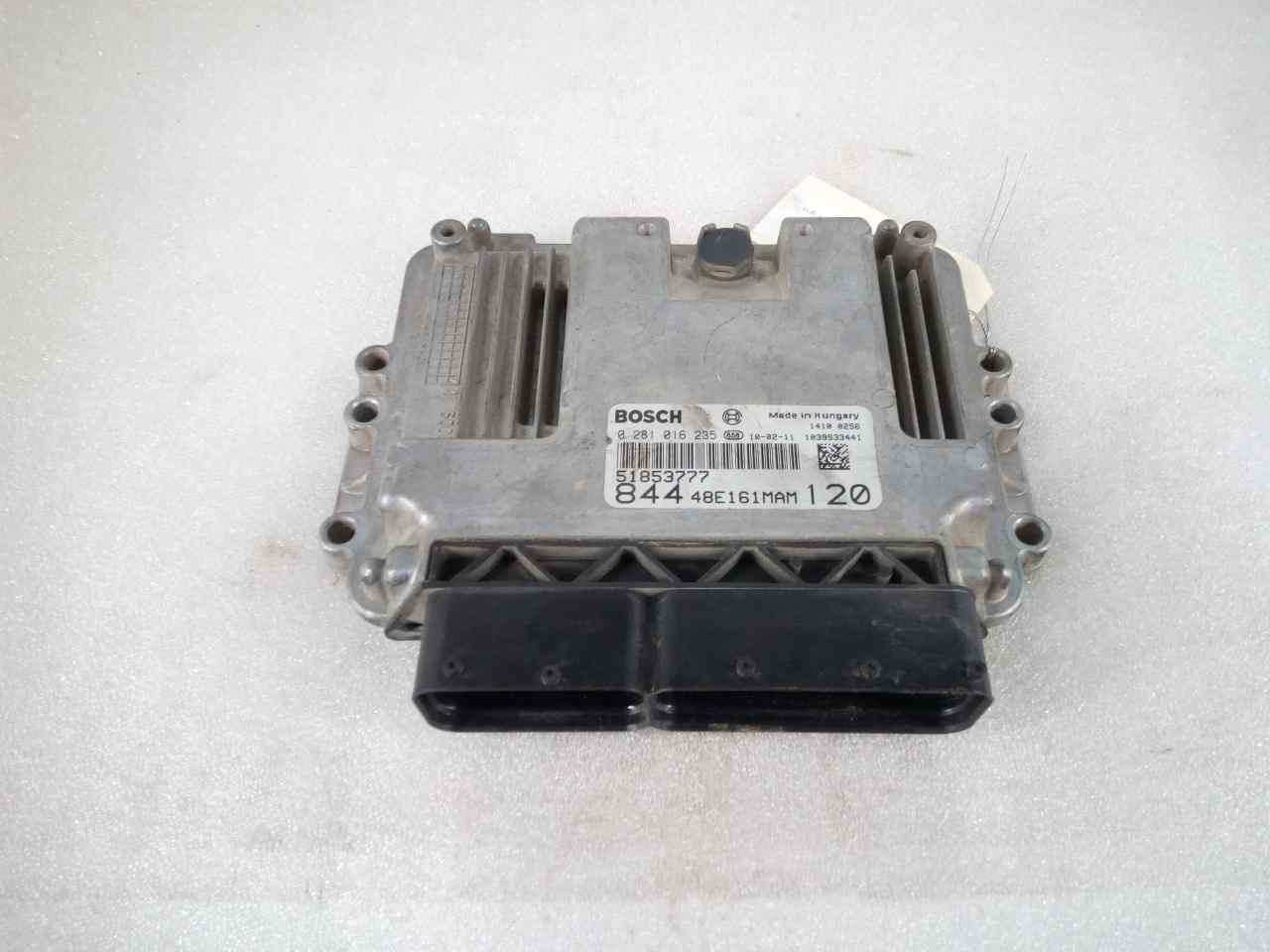 LANCIA Delta 3 generation (2008-2014) Engine Control Unit ECU 0281016235 23800401