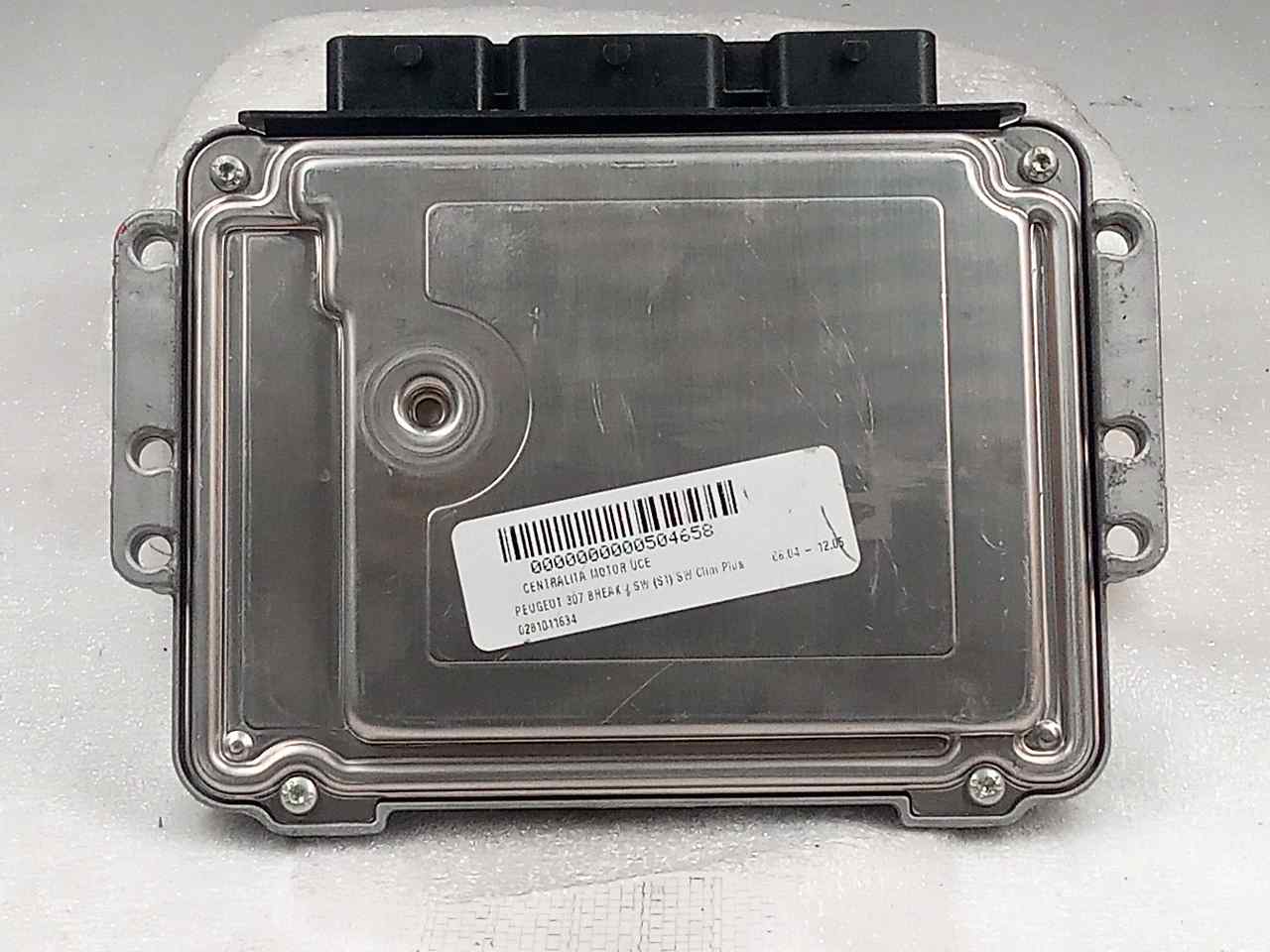 PEUGEOT 307 1 generation (2001-2008) Μονάδα ελέγχου κινητήρα ECU 0281011634 23801659