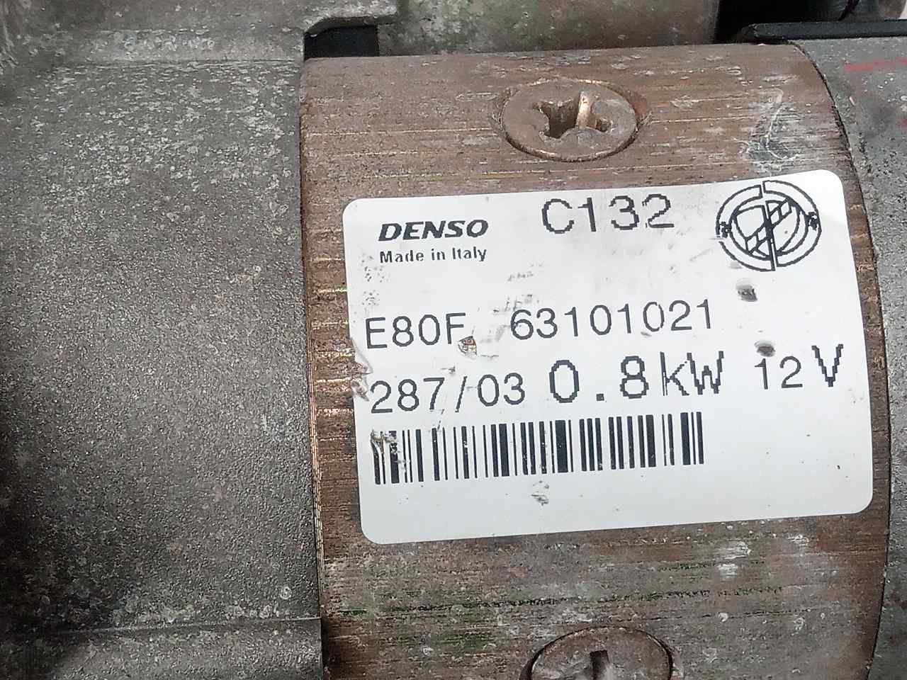 FIAT Panda 2 generation (2003-2011) Starter Motor 63101021 20076802