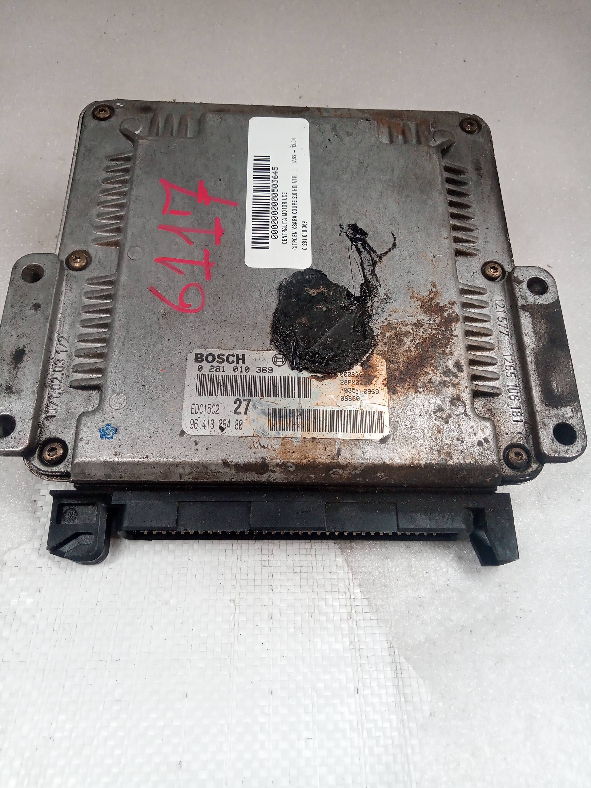 Centralita motor uce RHY 0281010369 de Citroen Xsara (n1) 2000-2005 90 CV - pieza usada