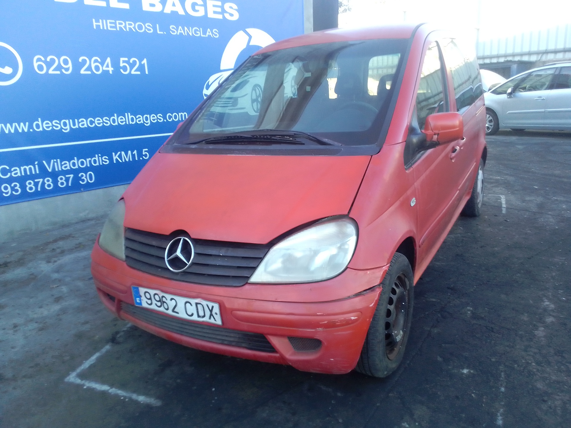 MERCEDES-BENZ Vaneo W414 (2001-2005) Priekšējo labo durvju logu pacēlājs A2308200942 20048998