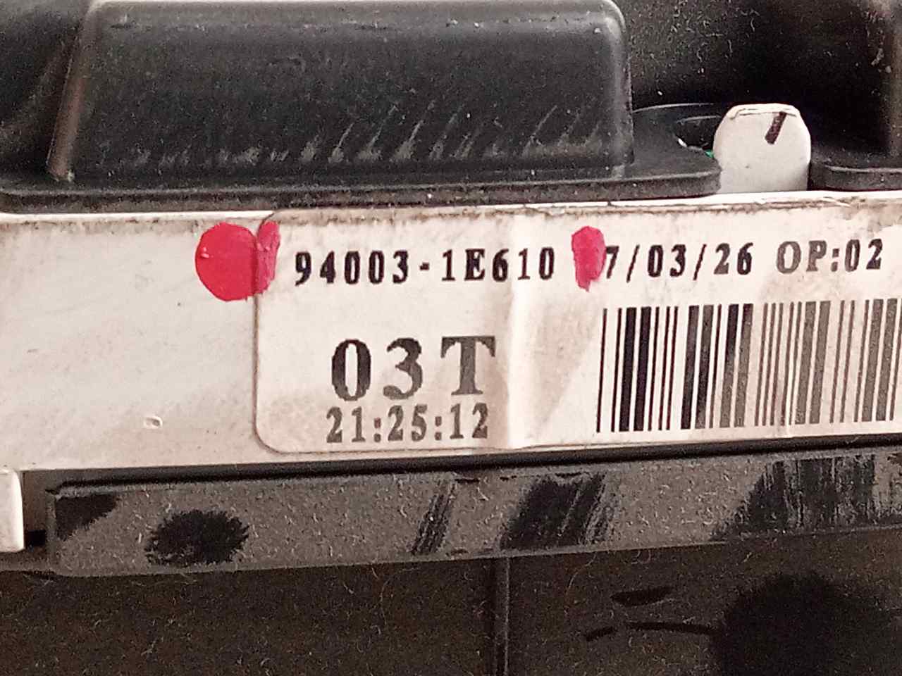 Cuadro de instrumentos D4FA 940031E610 de Hyundai Accent iii sedán (mc) 2005-2010 - pieza usada