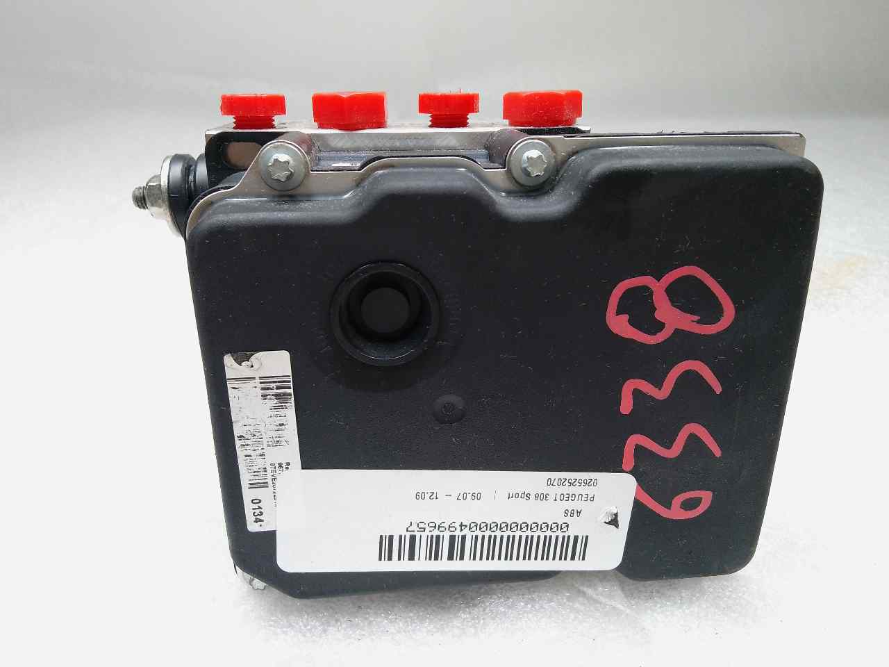 PEUGEOT 308 T7 (2007-2015) Pompe ABS 0265252070 23800883