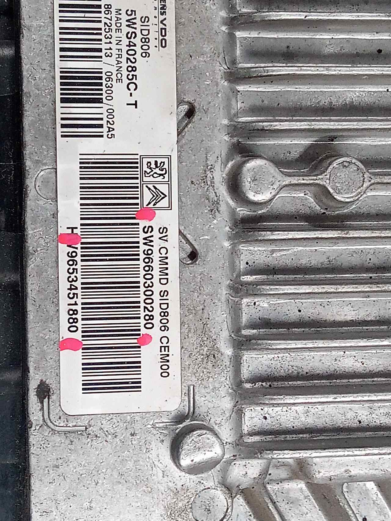 CITROËN C2 1 generation (2003-2009) Motorkontrollenhet ECU SW9660300280 23803790