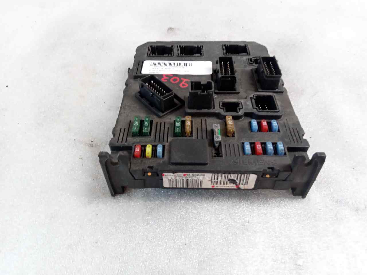 Caja de relés / fusibles 9655221080 de Peugeot 407 (6d_) 2004-2010