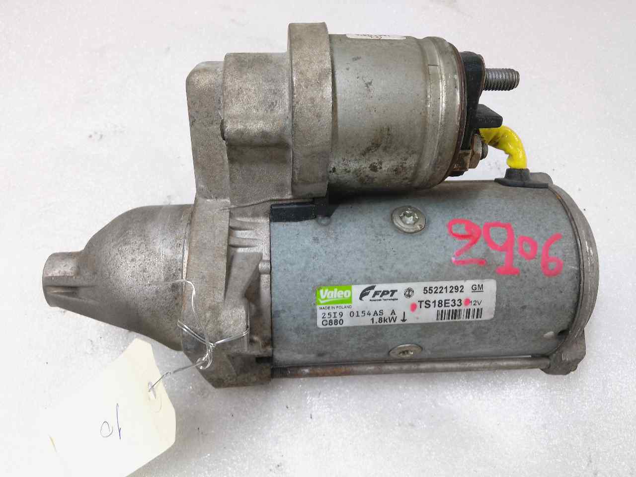 OPEL Corsa D (2006-2020) Starter Motor TS18E33 24827053