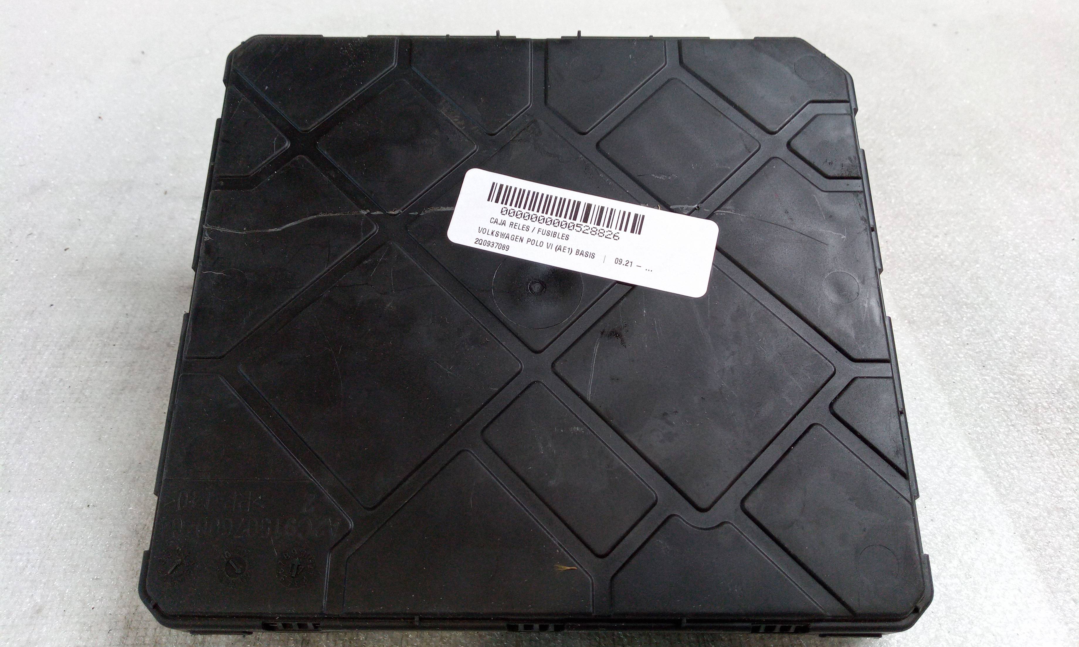 Scatola relè / fusibili 2Q0937089 de Volkswagen Polo vi (ae1) 2021-0 con 79416 km - pieza usada