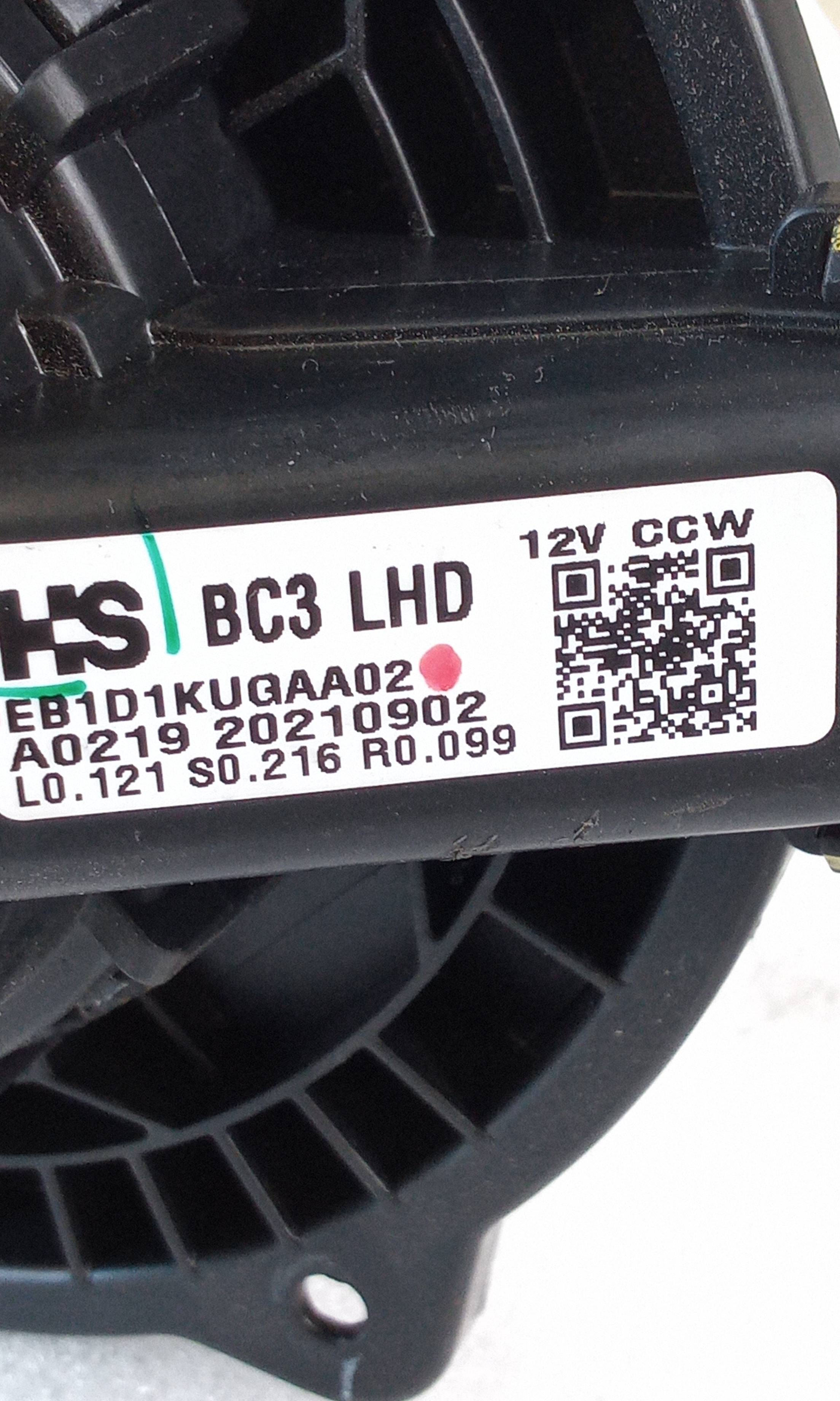 Motor calefacción G4LF EB1D1KUGAA02 de Hyundai I20 (bc3) 2020-0 - pieza usada