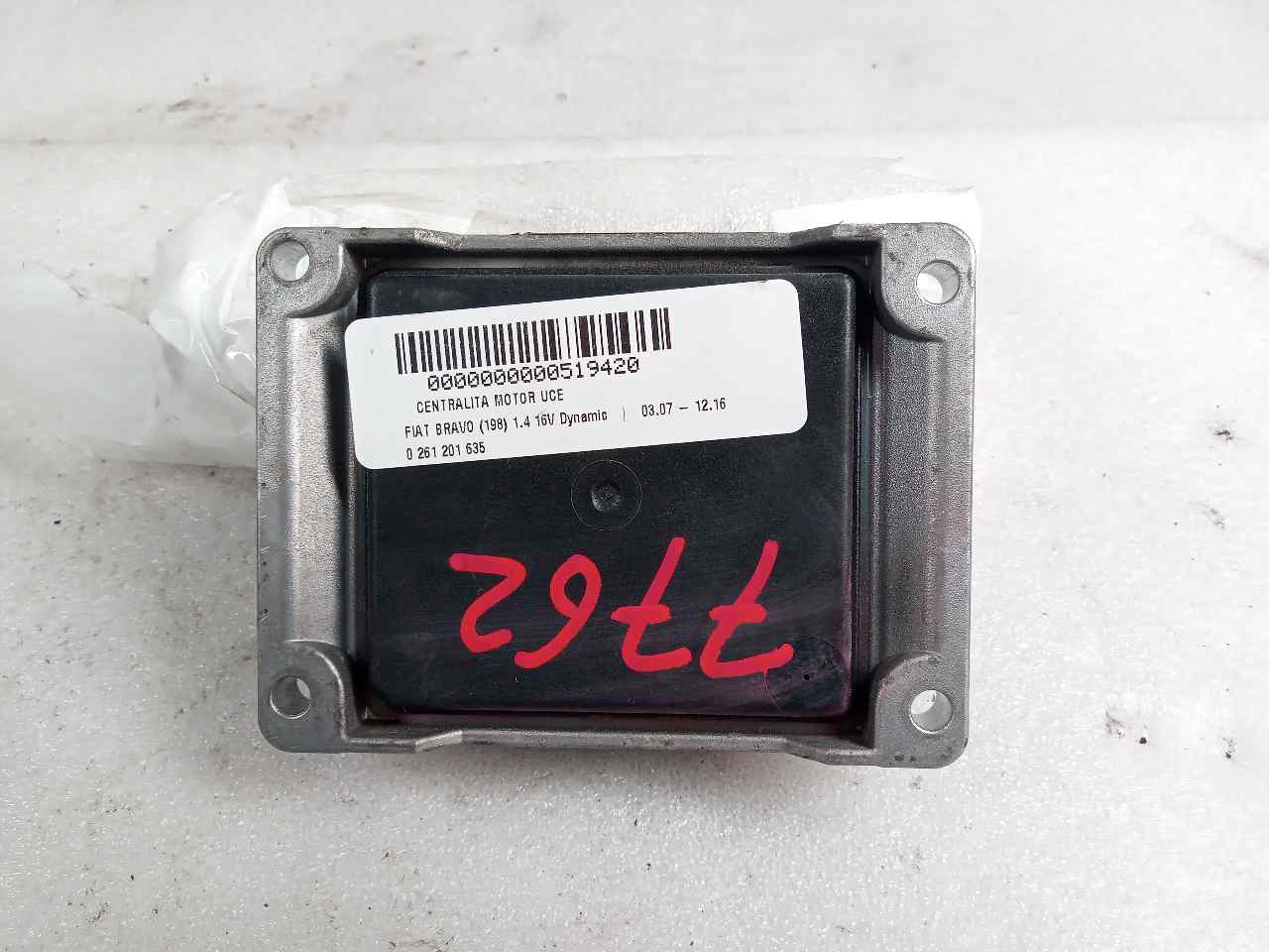 FIAT Bravo 2 generation (2007-2011) Engine Control Unit ECU 0261201635 25719029