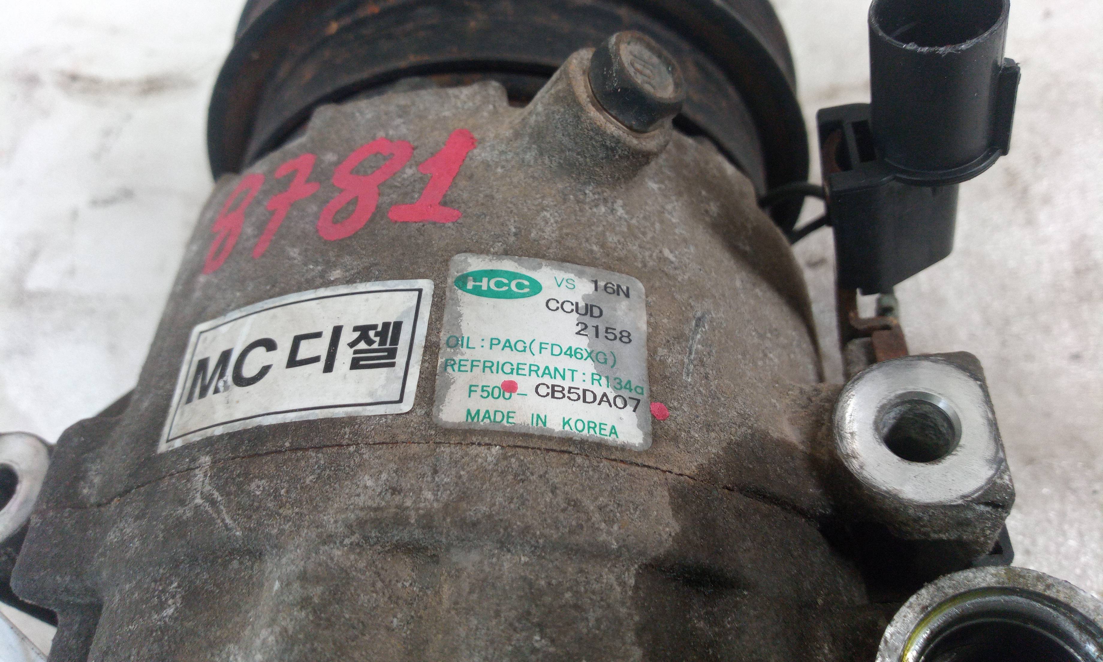Compresor del aire acondicionado CB5DA07 de Ford Focus berlina (cak) 1998-2002 - pieza usada