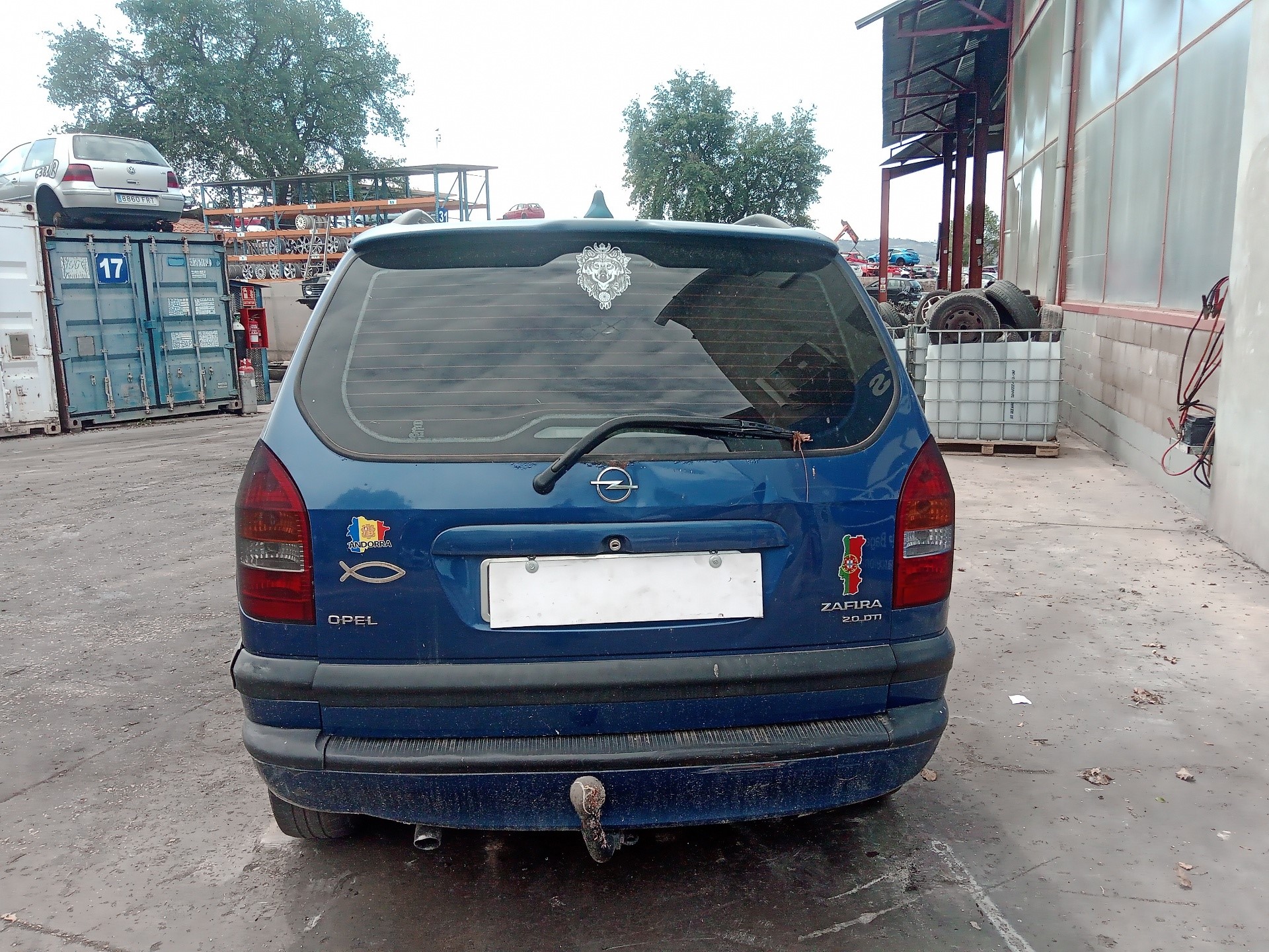 OPEL Zafira A (1999-2003) Galinis dešinys žibintas 62281 23801171