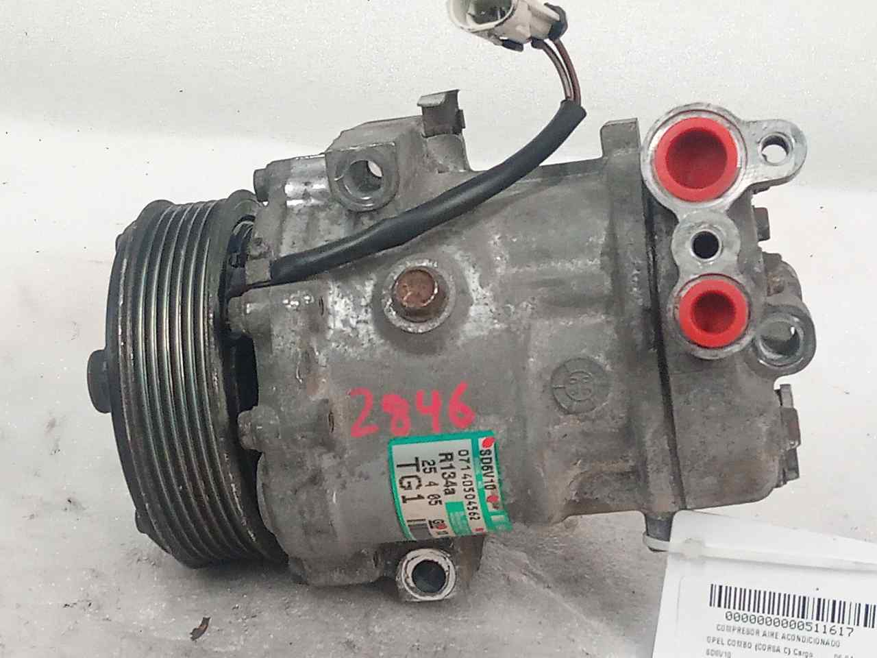 OPEL Combo C (2001-2011) Air Condition Pump SD6V10 23803135