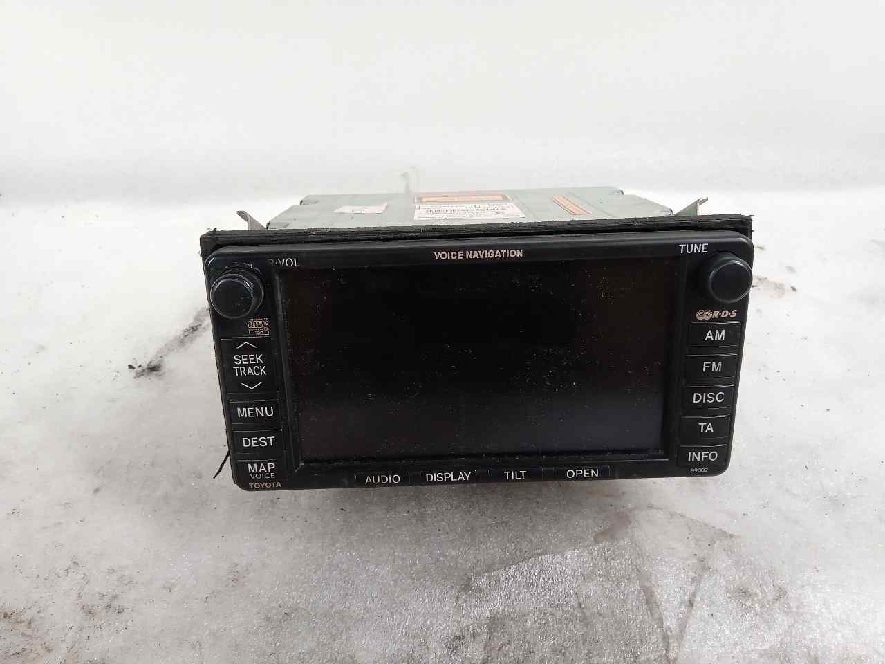 TOYOTA Corolla Verso 1 generation (2001-2009) Music Player Without GPS 8612064010 24855294