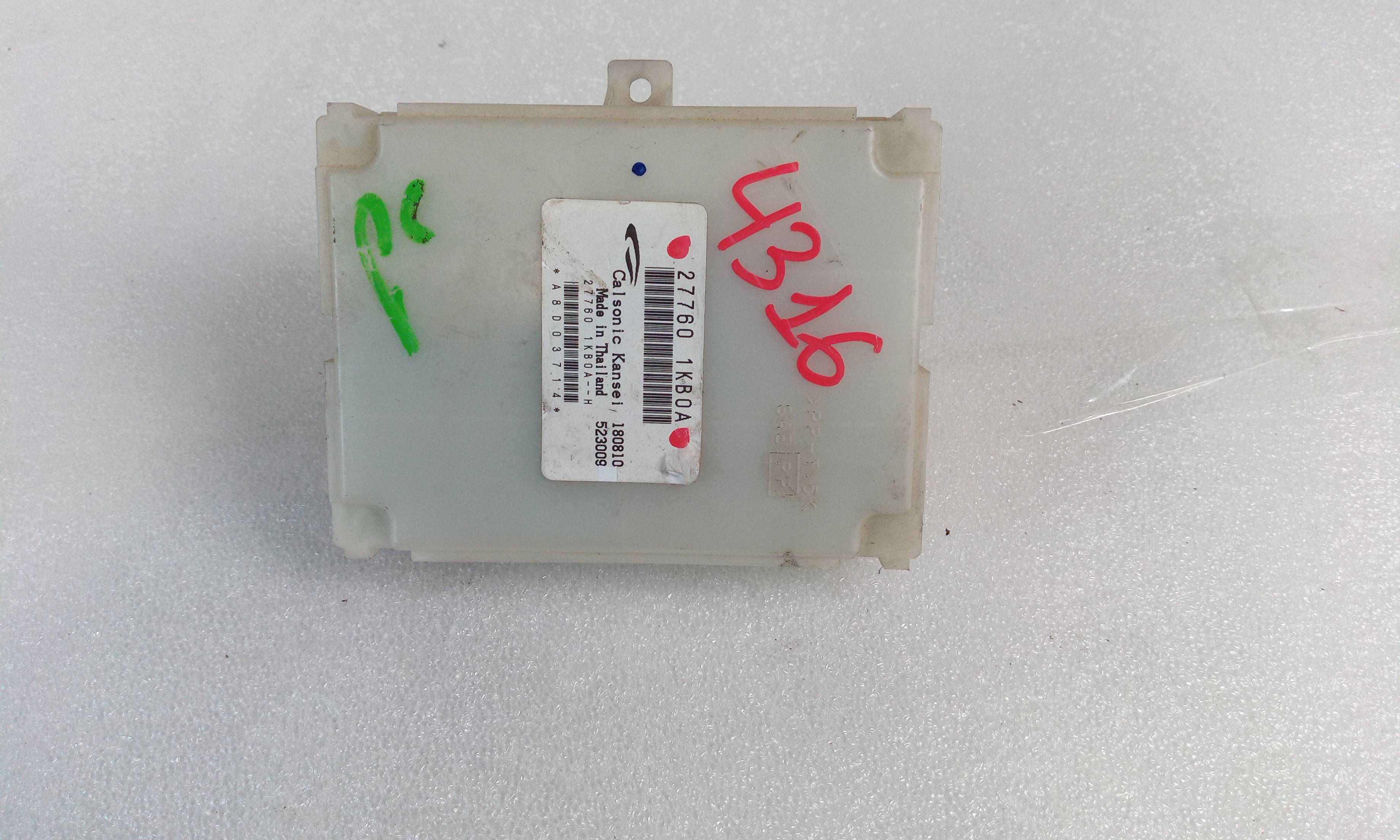 Módulo electronico K9K 277601KB0A de Nissan Juke (f15) 2010-0 110 CV - pieza usada