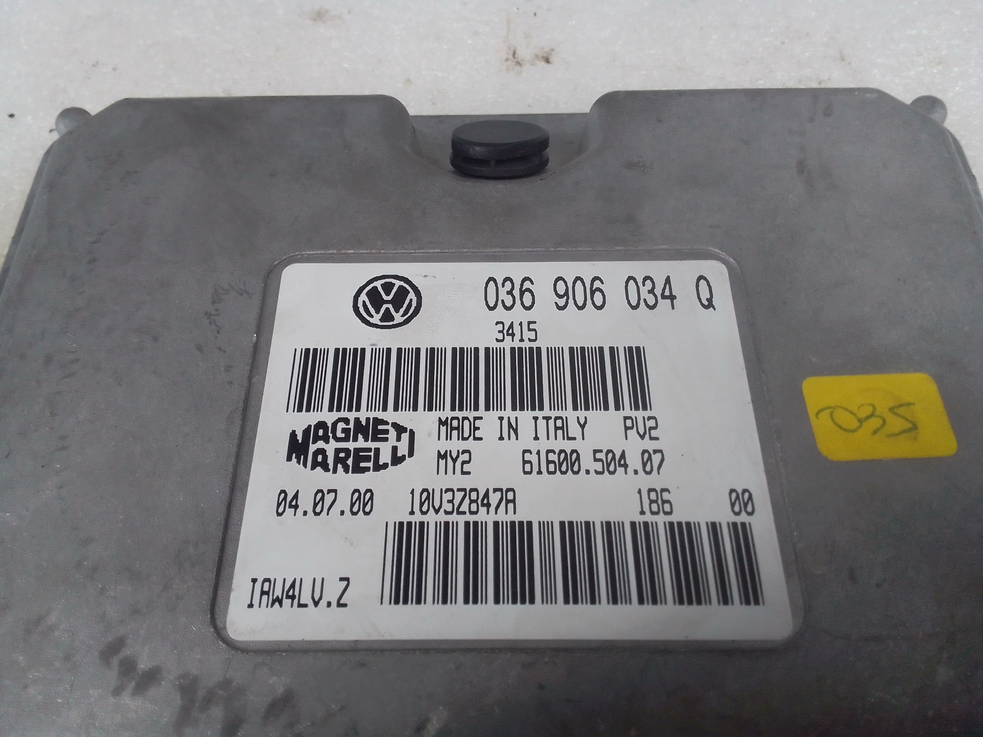 AUDI A2 8Z (1999-2005) Motorstyrenhet ECU 036906034Q 23800416