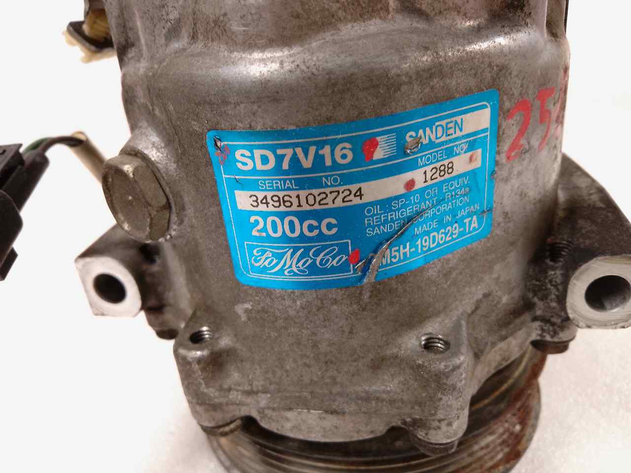 VOLVO S40 2 generation (2004-2012) Air Condition Pump 3M5H19D629TA 23801077