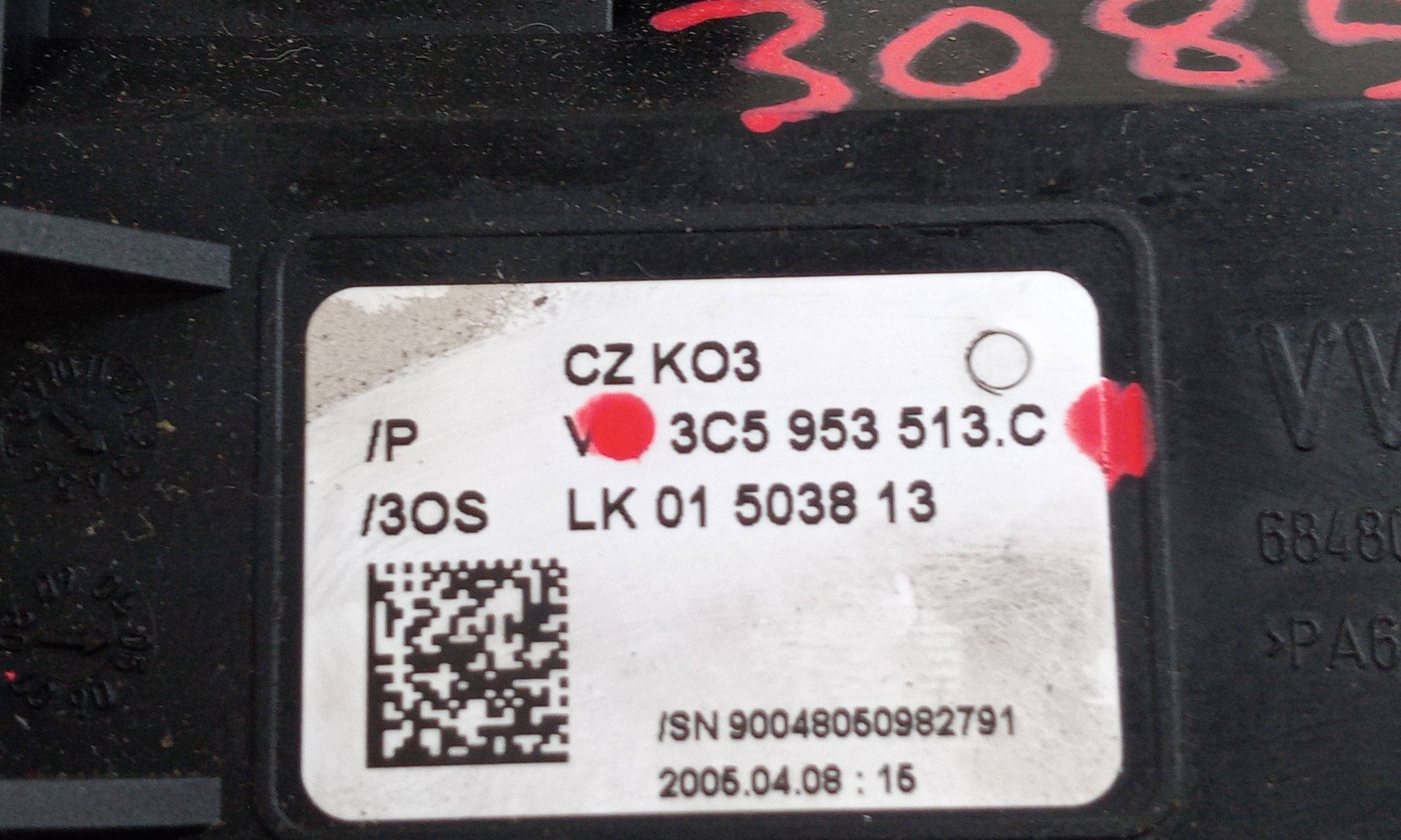 Multifunction board BKP 3C5953513C de Volkswagen Passat b6 (3c2) 2005-2008 140 CV - pieza usada