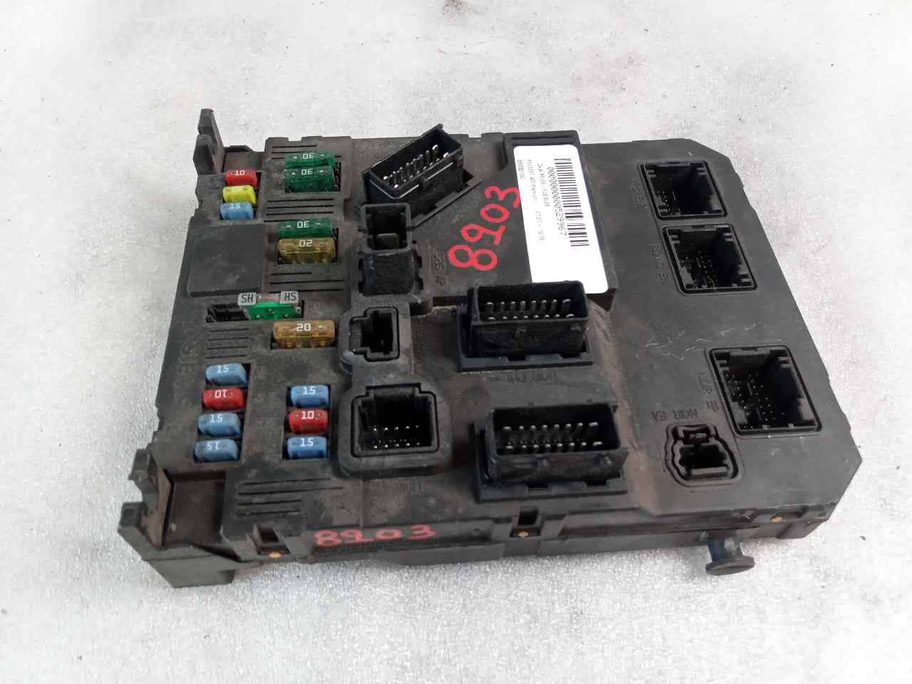 Caja de relés / fusibles 9655221080 de Peugeot 407 (6d_) 2004-2010 - pieza usada