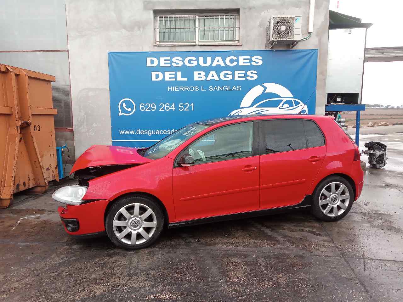 VOLKSWAGEN Golf 5 generation (2003-2009) Aizmugurējo kreiso durvju logu pacēlājs 1K4839401E 20068327